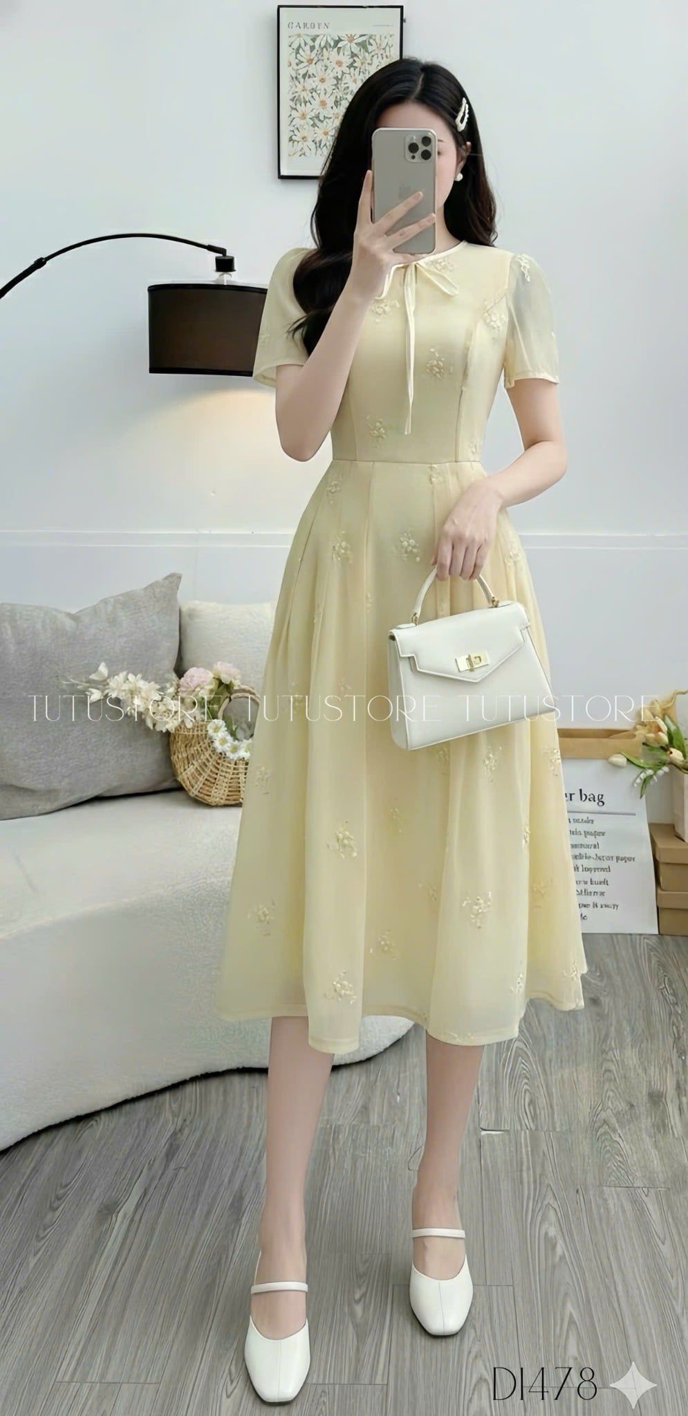 Đầm Thiết Kế TuTu Store - Mã D1478