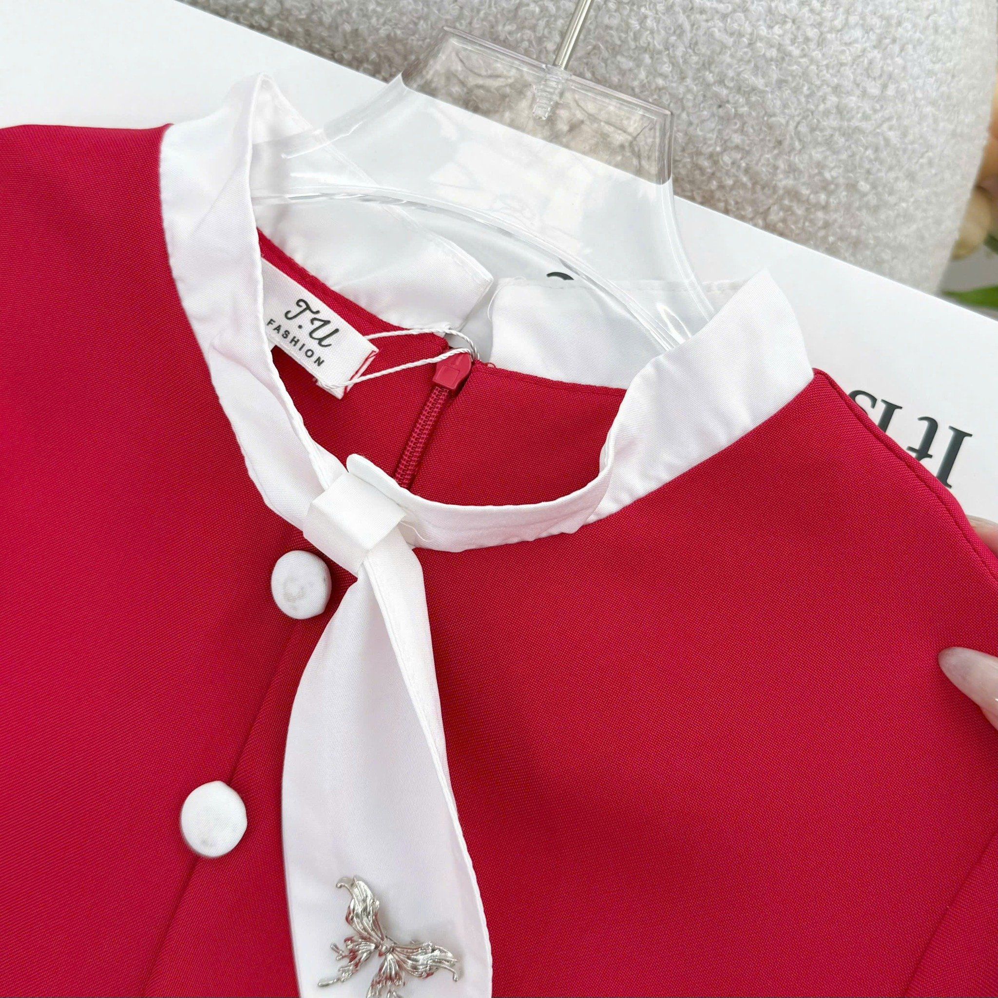 Đầm Cotton Mịn Thiết Kế TuTu Store Phù Hợp Đi Làm Dành Cho Nữ - Mã D1433