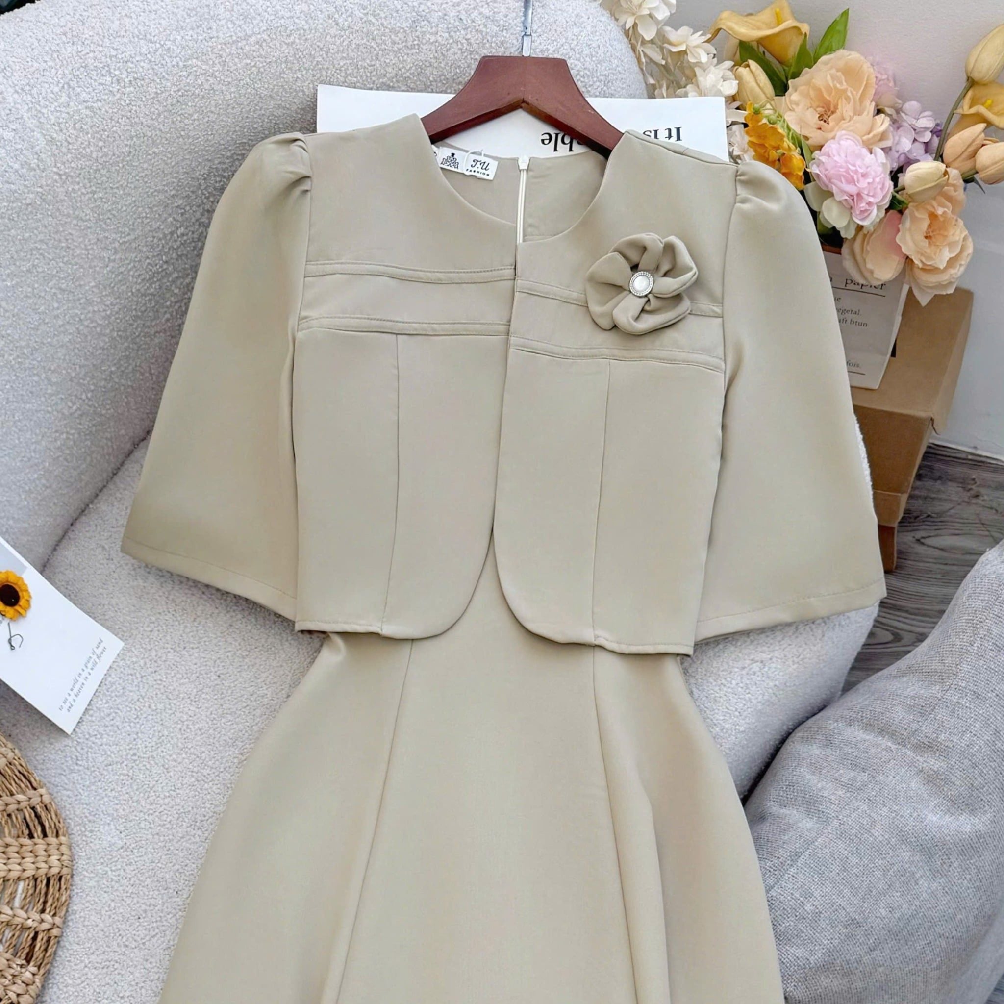 Đầm Liền Thiết Kế Dáng Xòe Đi Tiệc TuTu Store Mã D1657