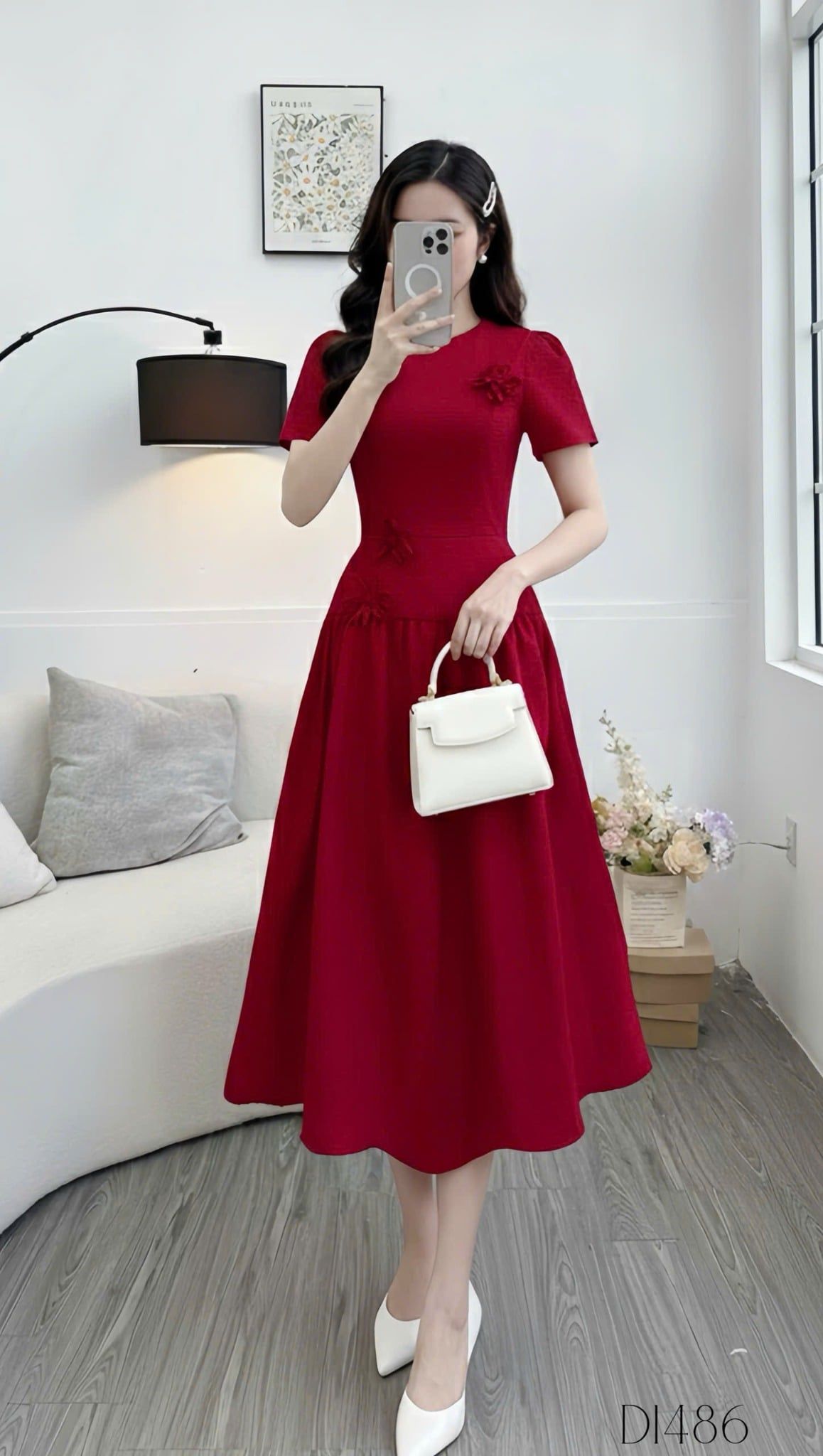 Đầm thiết kế cổ tròn đi tiệc TuTu Store - Mã D1486