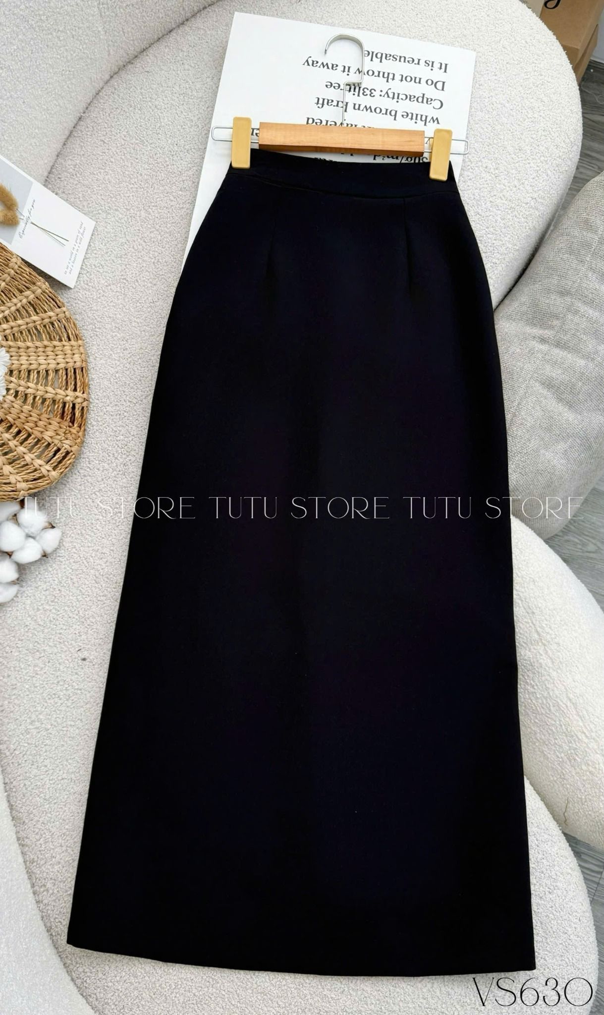 Chân Váy Cotton Hàn thiết Kế TuTu Store Dành Cho Nữ Mã VS630