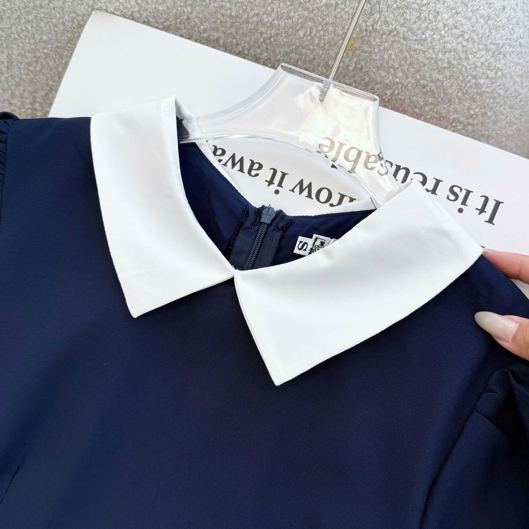 Đầm Liền Thiết Kế Cổ Tròn Công Sở TuTu Store Mã D1662