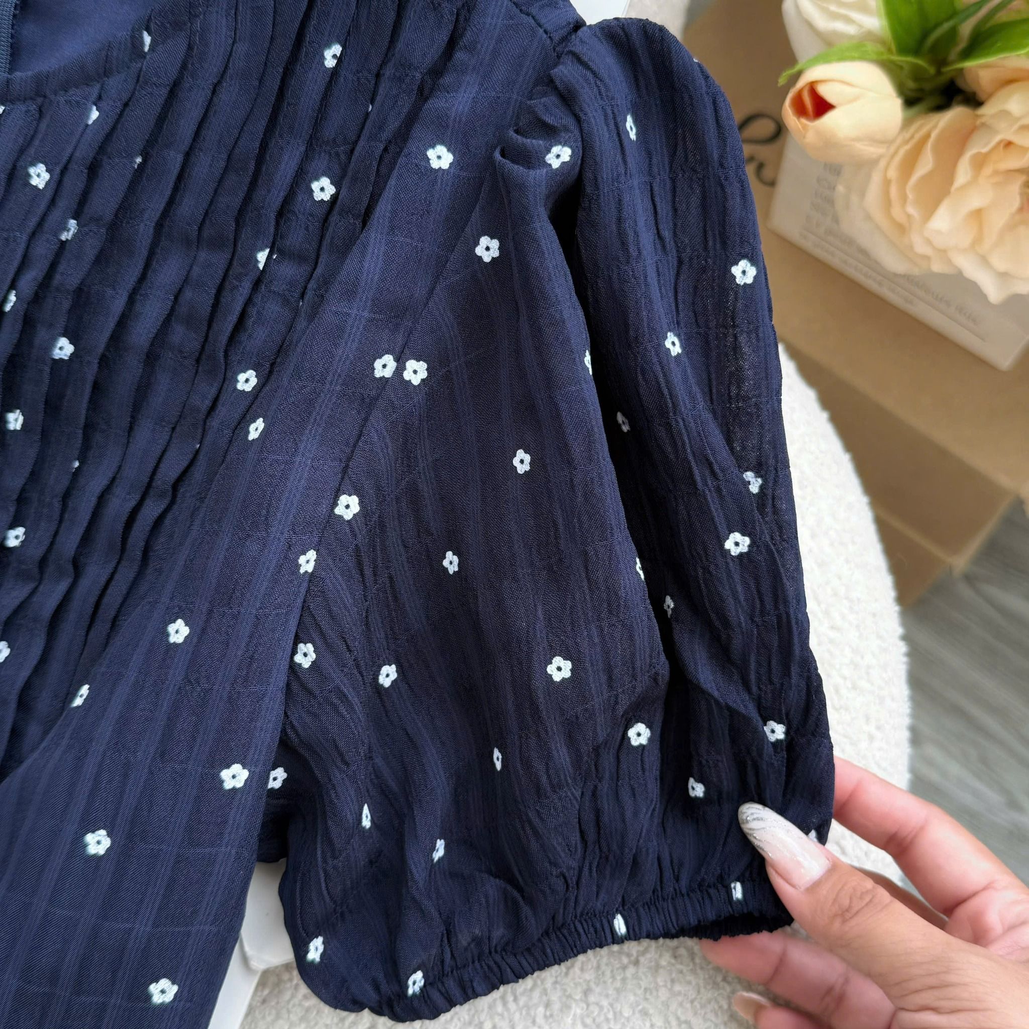 Đầm Voan Hàn Thiết Kế TuTu Store Phù Hợp Công Sở Dành Cho Nữ - Mã D1460