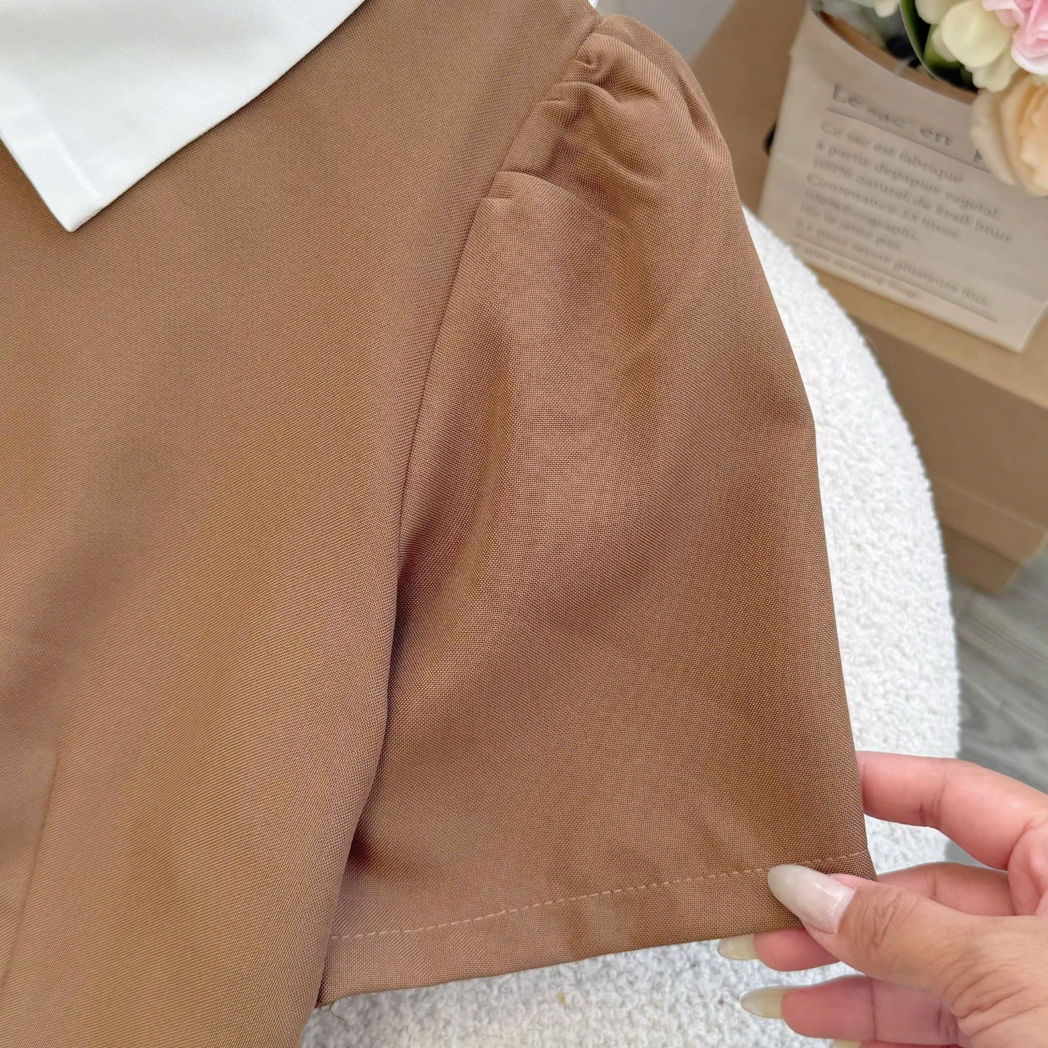 Đầm Liền Thiết Kế Cổ Tròn Công Sở TuTu Store Mã D1662