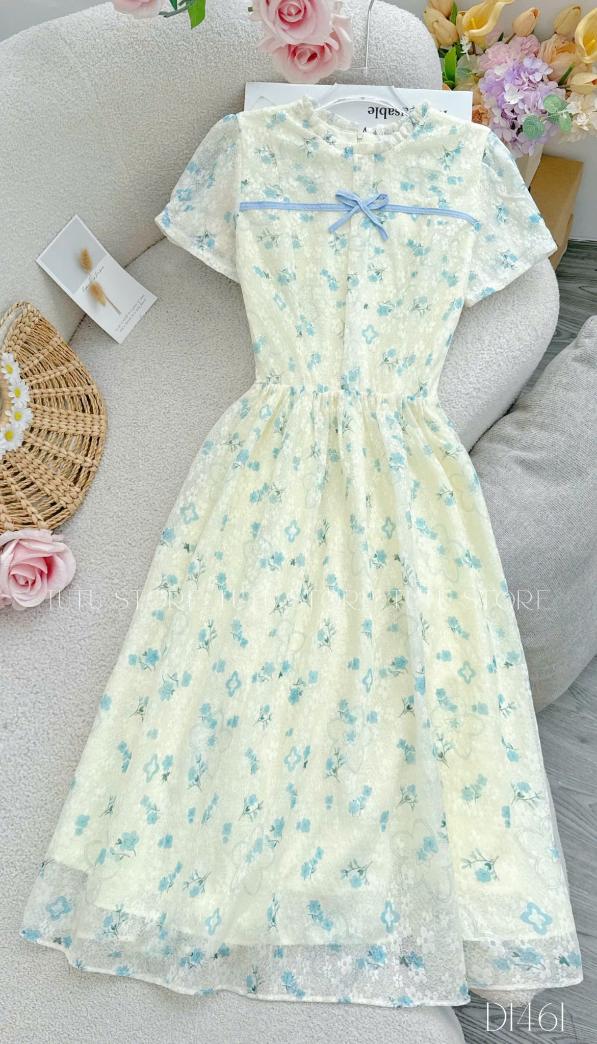 Đầm Xô Len Thiết Kế TuTu Store Phù Hợp Đi Chơi Dành Cho Nữ - Mã D1461