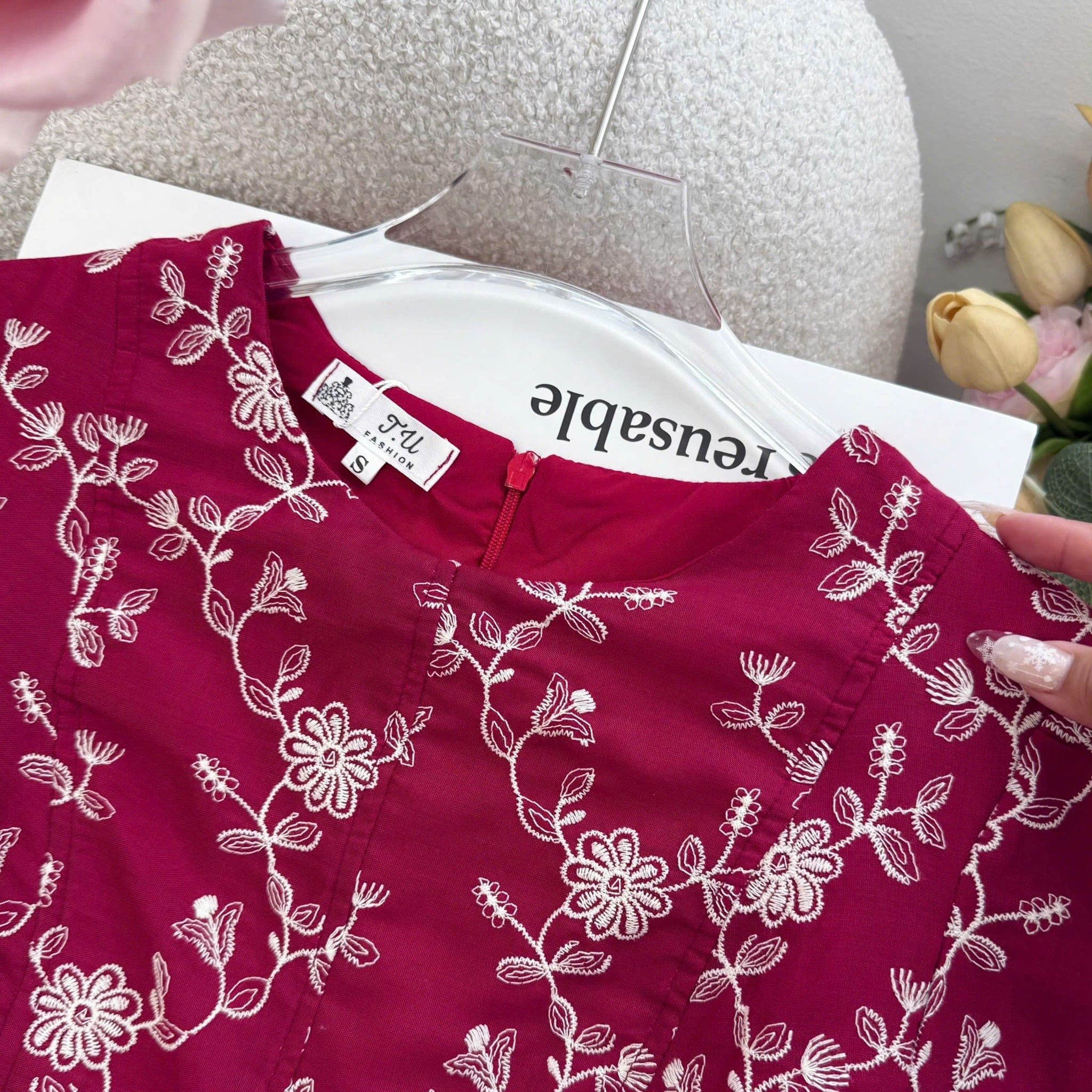 Đầm thiết kế cổ tròn đi tiệc TuTu Store - Mã D1552