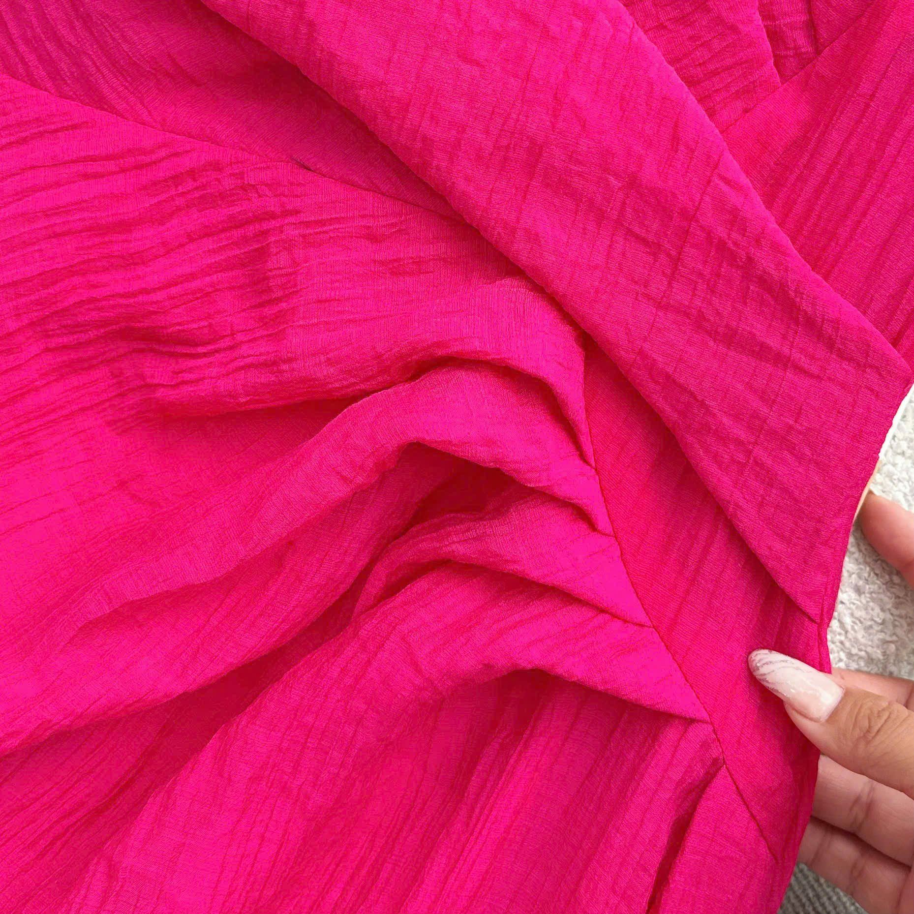 Đầm Tơ Xốp Nhăn Thiết Kế TuTu Store Phù Hợp Đi Chơi Dành Cho Nữ - Mã D1453