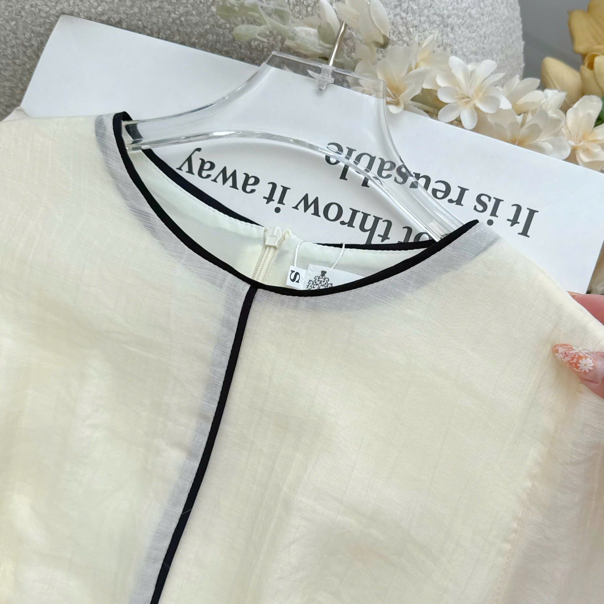 Đầm Thiết Kế Cổ Tròn Dáng Xòe Đi Chơi TuTu Store Mã D1744