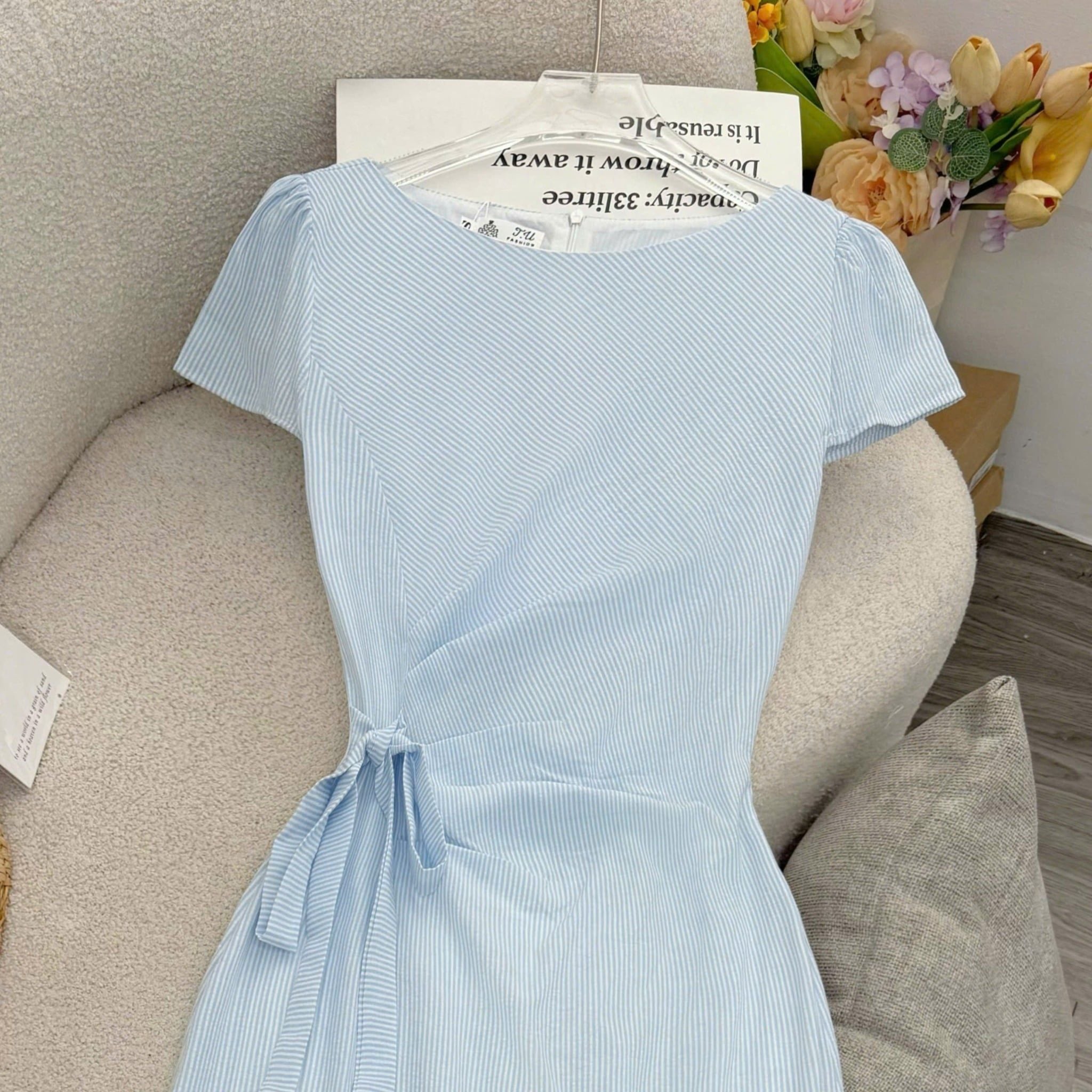 Đầm Thiết Kế Buộc Eo Dáng Dài Đi Chơi TuTu Store Mã D1758