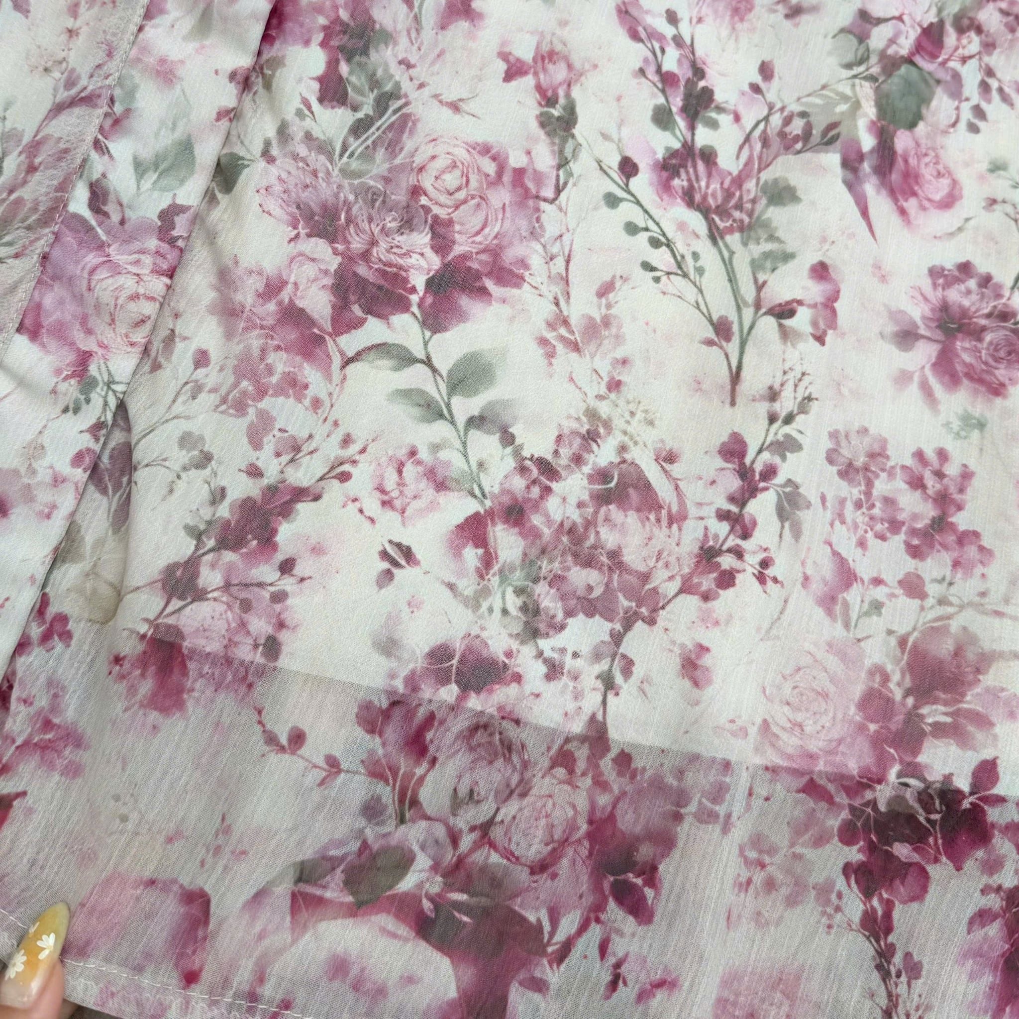 Đầm Hoa Thiết Kế Cổ Tim Dáng Dài Đi Chơi TuTu Store Mã D1776