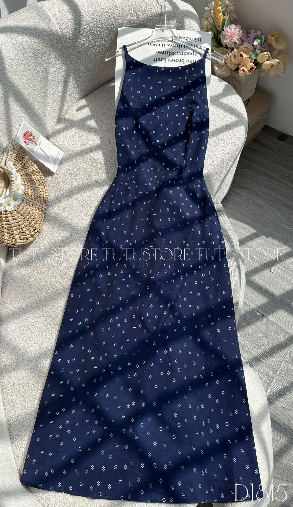 Đầm Thiết Kế Ngắn Tay Dáng Dài Đi Chơi TuTu Store Mã D1815