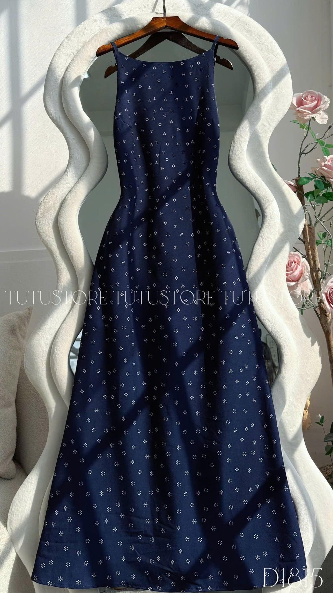 Đầm Thiết Kế Ngắn Tay Dáng Dài Đi Chơi TuTu Store Mã D1815