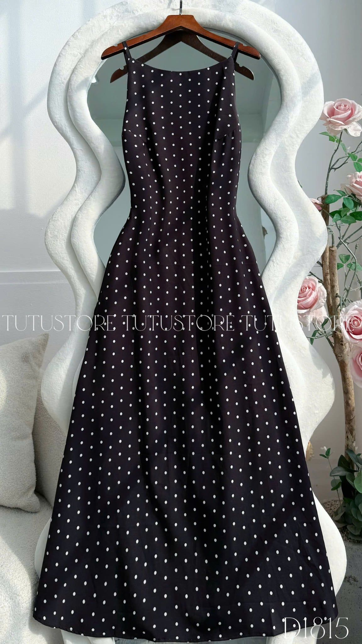 Đầm Thiết Kế Ngắn Tay Dáng Dài Đi Chơi TuTu Store Mã D1815