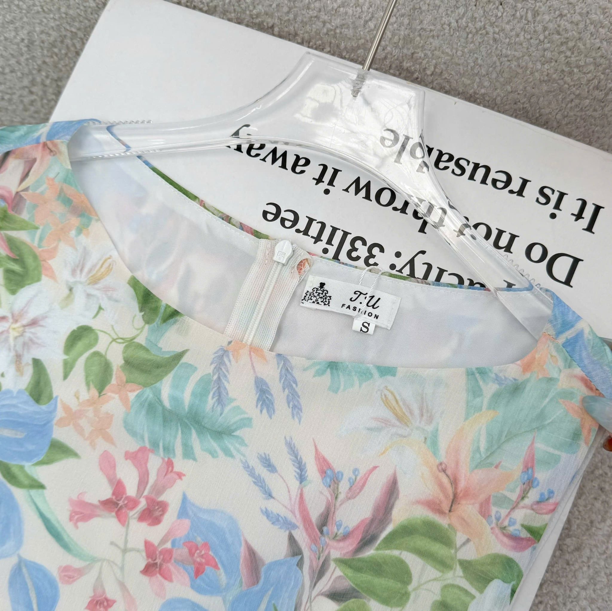 Đầm Thiết Kế Cổ Thuyền Ngắn Tay Dáng Dài Đi Chơi TuTu Store Mã D1814