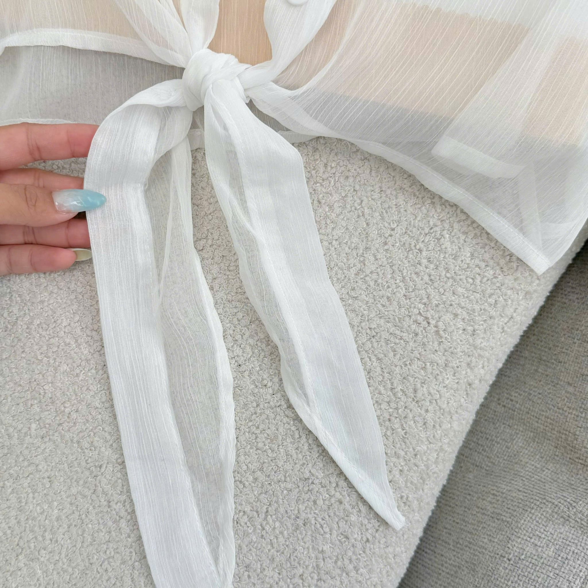 Áo Thiết Kế Kiểu Sơ Mi Mỏng Khoác Ngoài Đi Chơi TuTu Store Mã A604