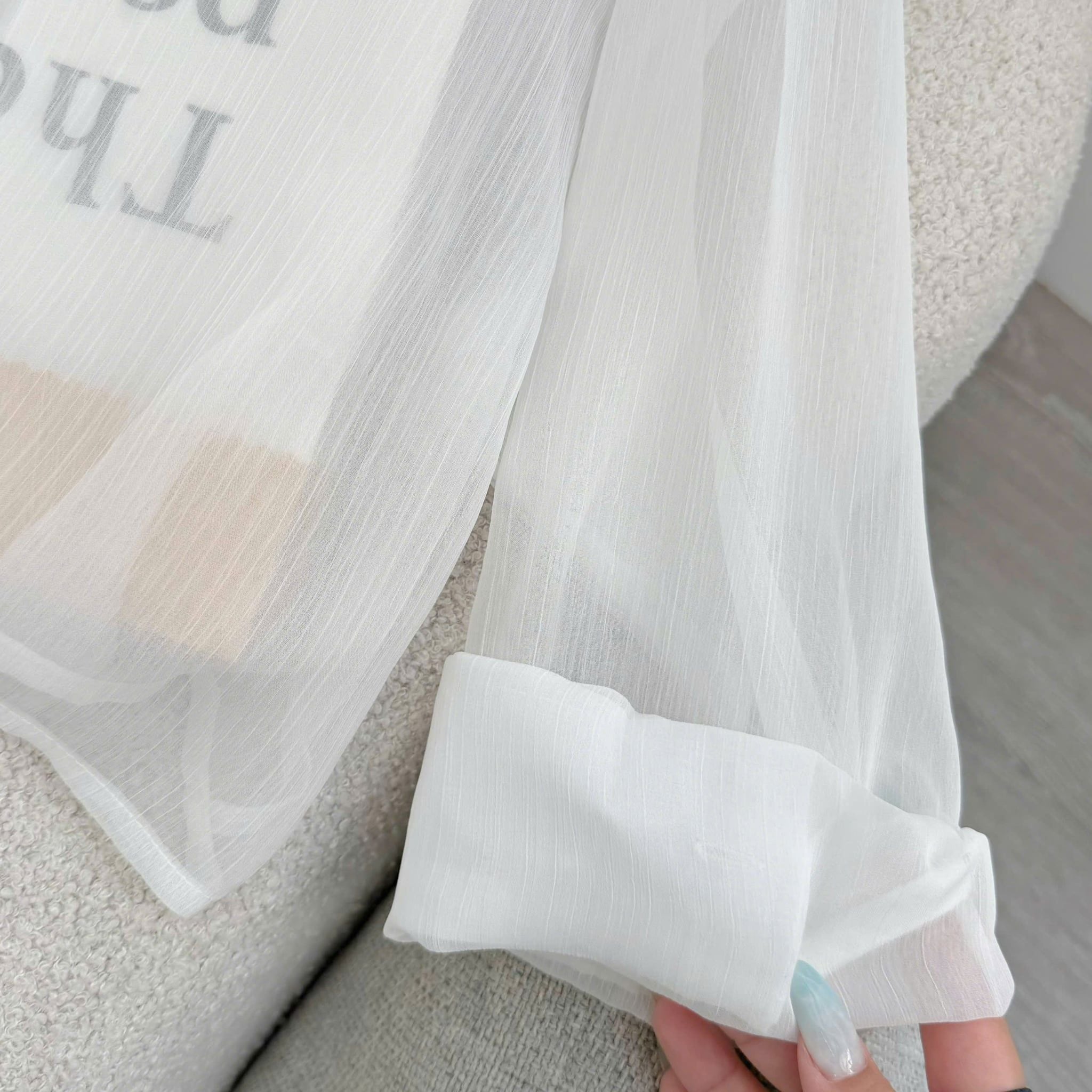 Áo Thiết Kế Kiểu Sơ Mi Mỏng Khoác Ngoài Đi Chơi TuTu Store Mã A604