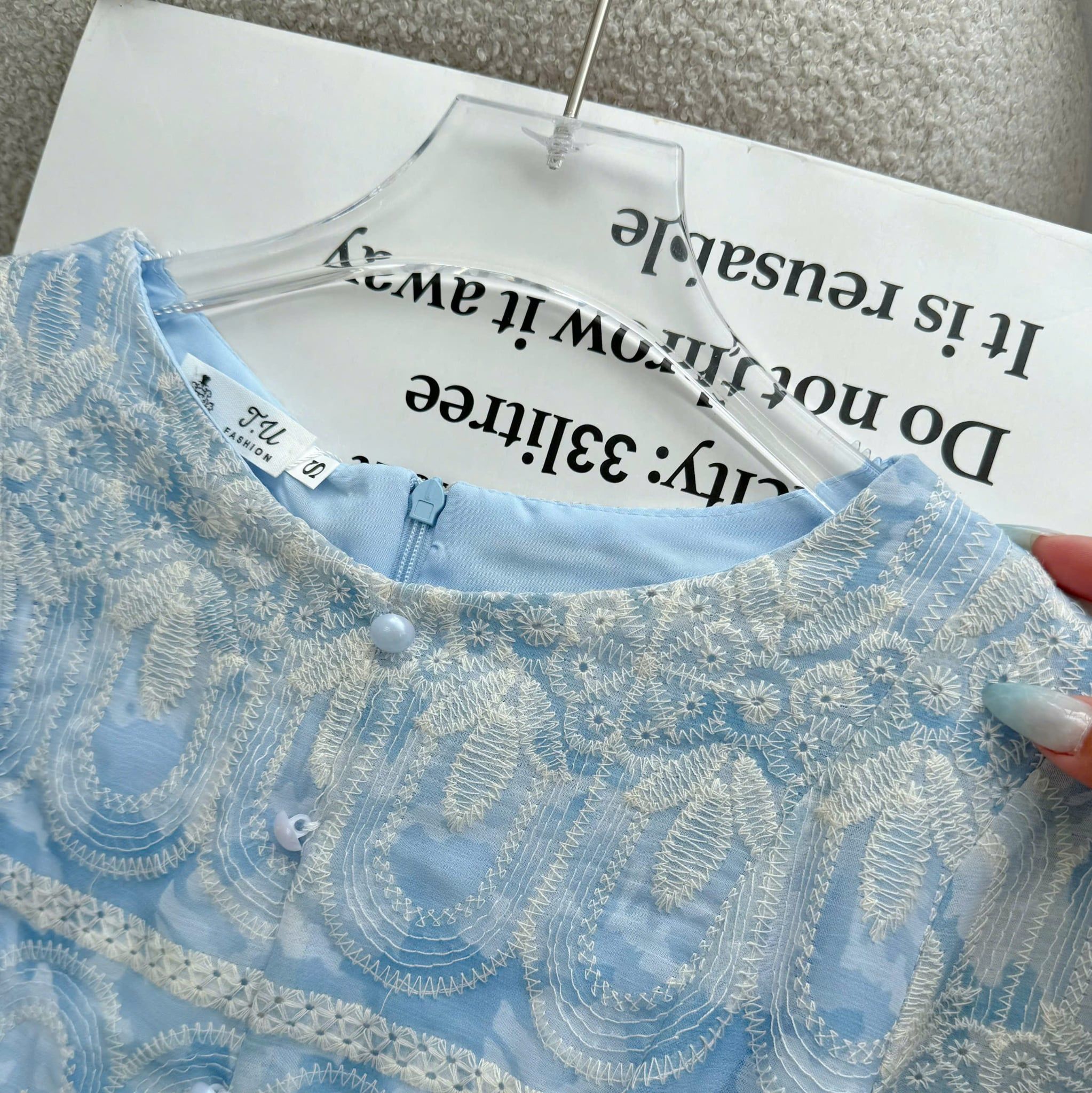 Đầm Thiết Kế Cúc Kiểu Dáng Dài Đi Chơi TuTu Store Mã D1829
