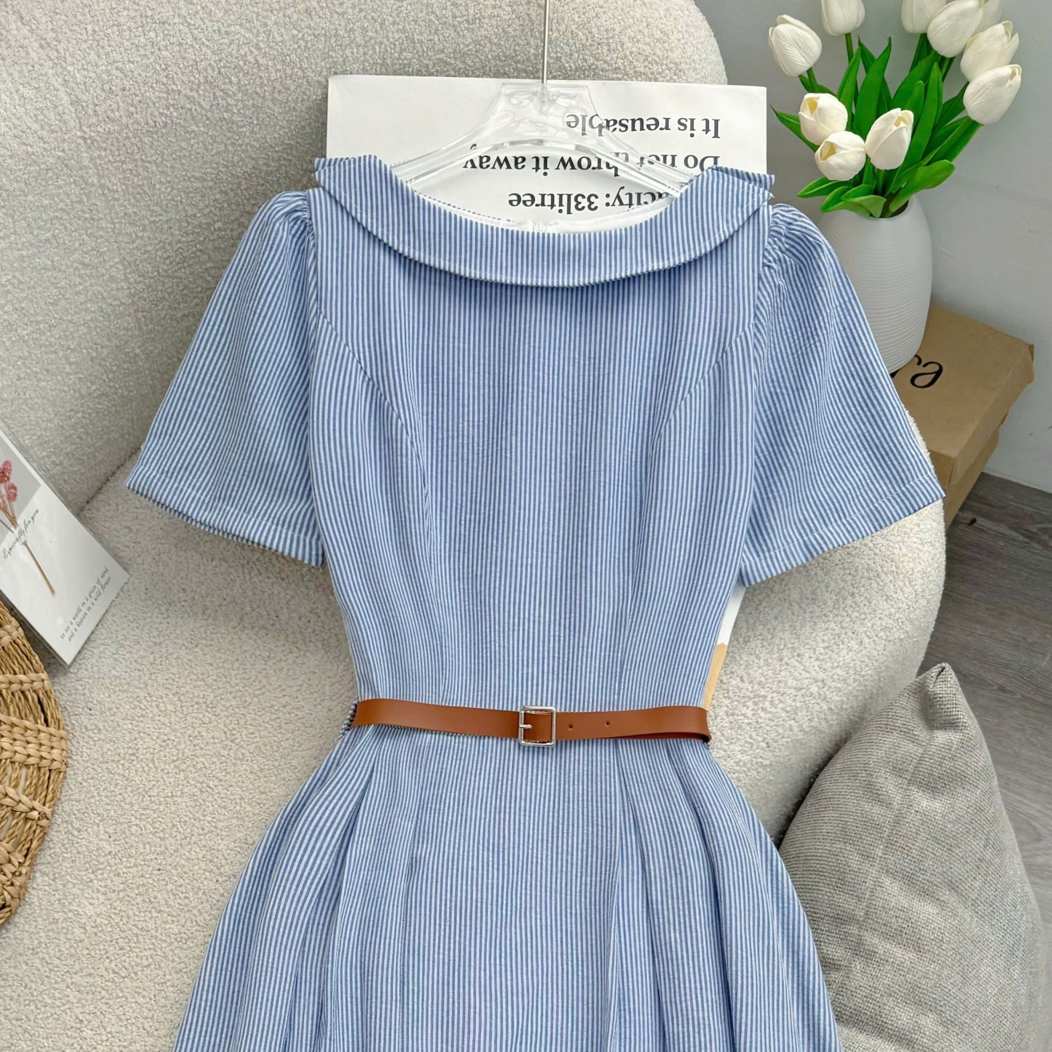 Đầm Thiết Kế Cổ Thuyền Dáng Xòe Đầm Đi Tiệc TuTu Store Mã D1841