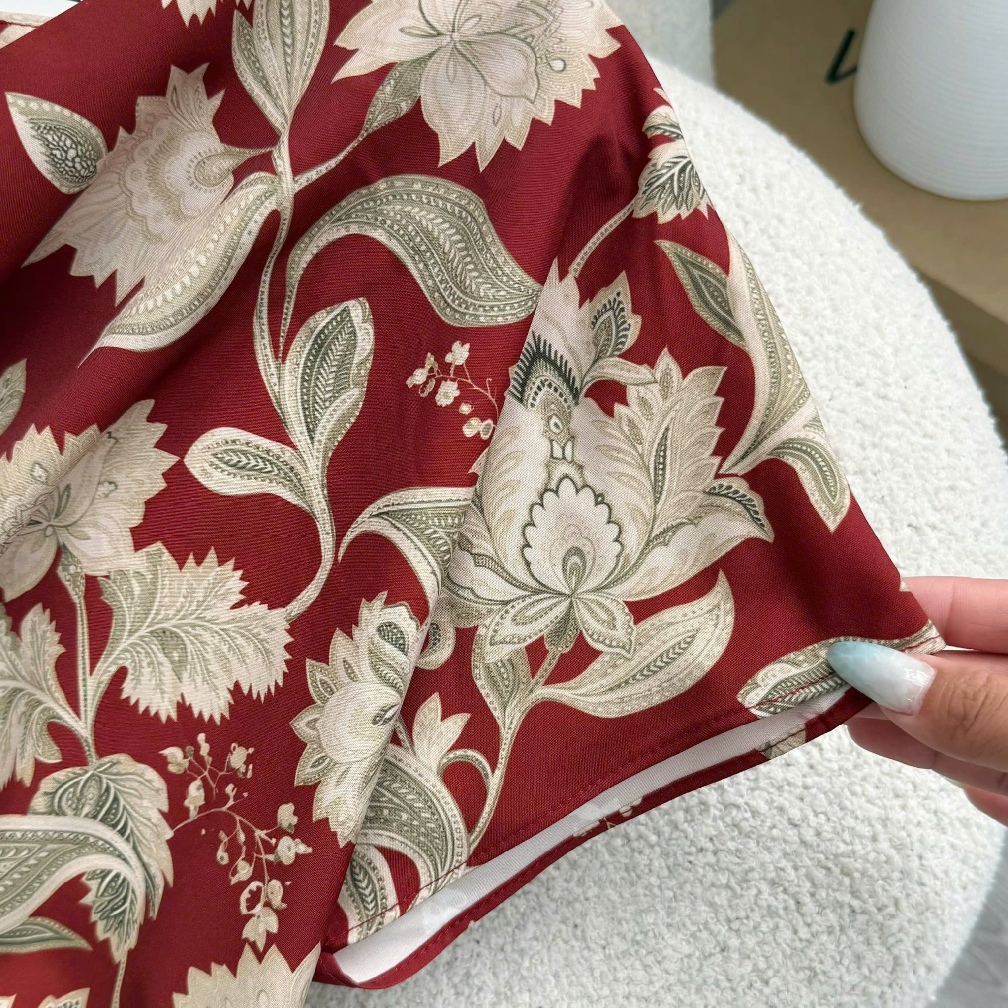 Đầm Thiết Kế Kiểu Cổ Đổ Buộc Eo Tôn Dáng Đi Tiệc TuTu Store Mã D1850