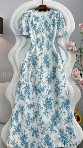Đầm Thiết Kế Cổ Tròn Dáng Chữ A Dài Đi Chơi TuTu Store Mã D1832