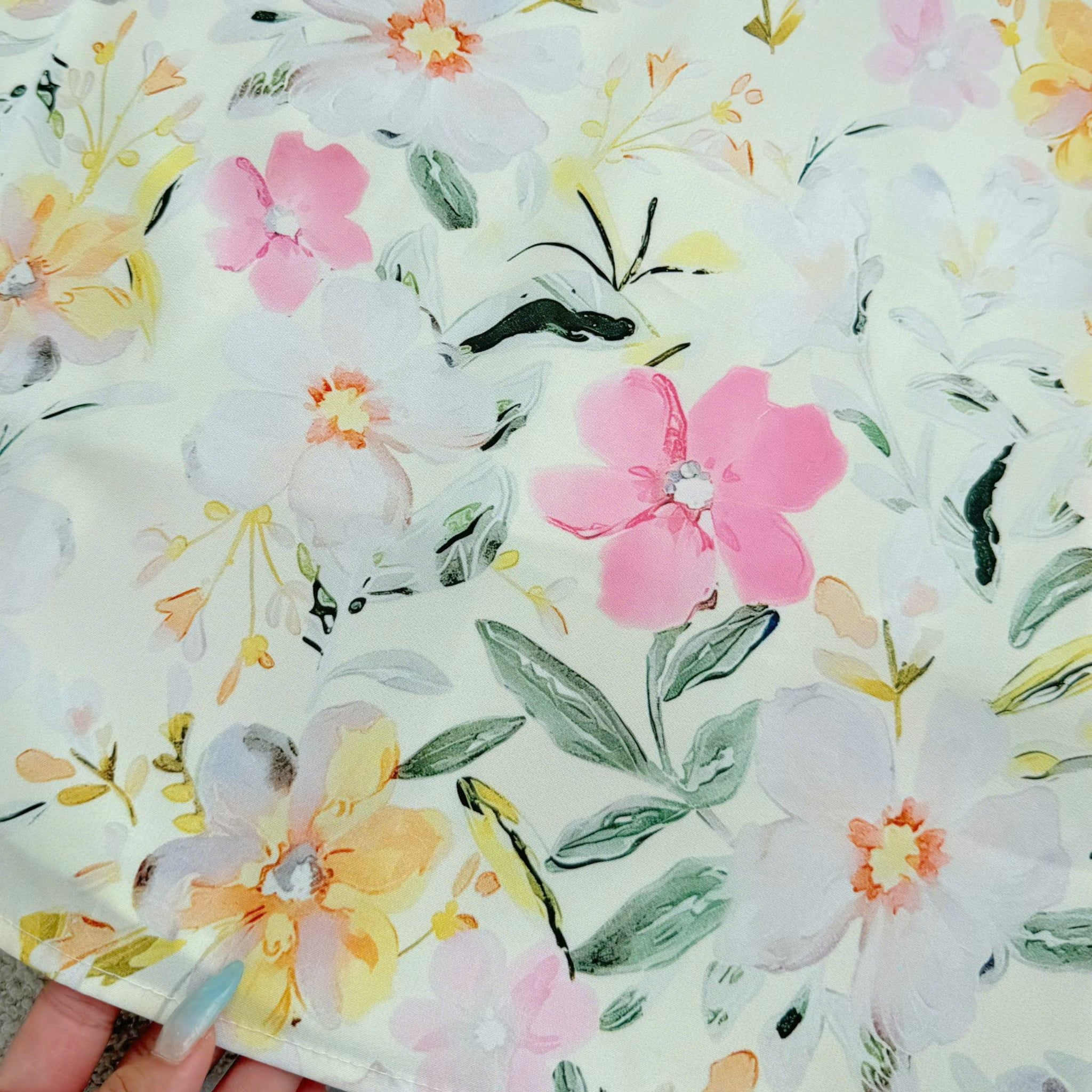 Đầm Hoa Thiết Kế Cổ Tim Dáng Chữ A Dài Đầm Đi Tiệc TuTu Store Mã D1859