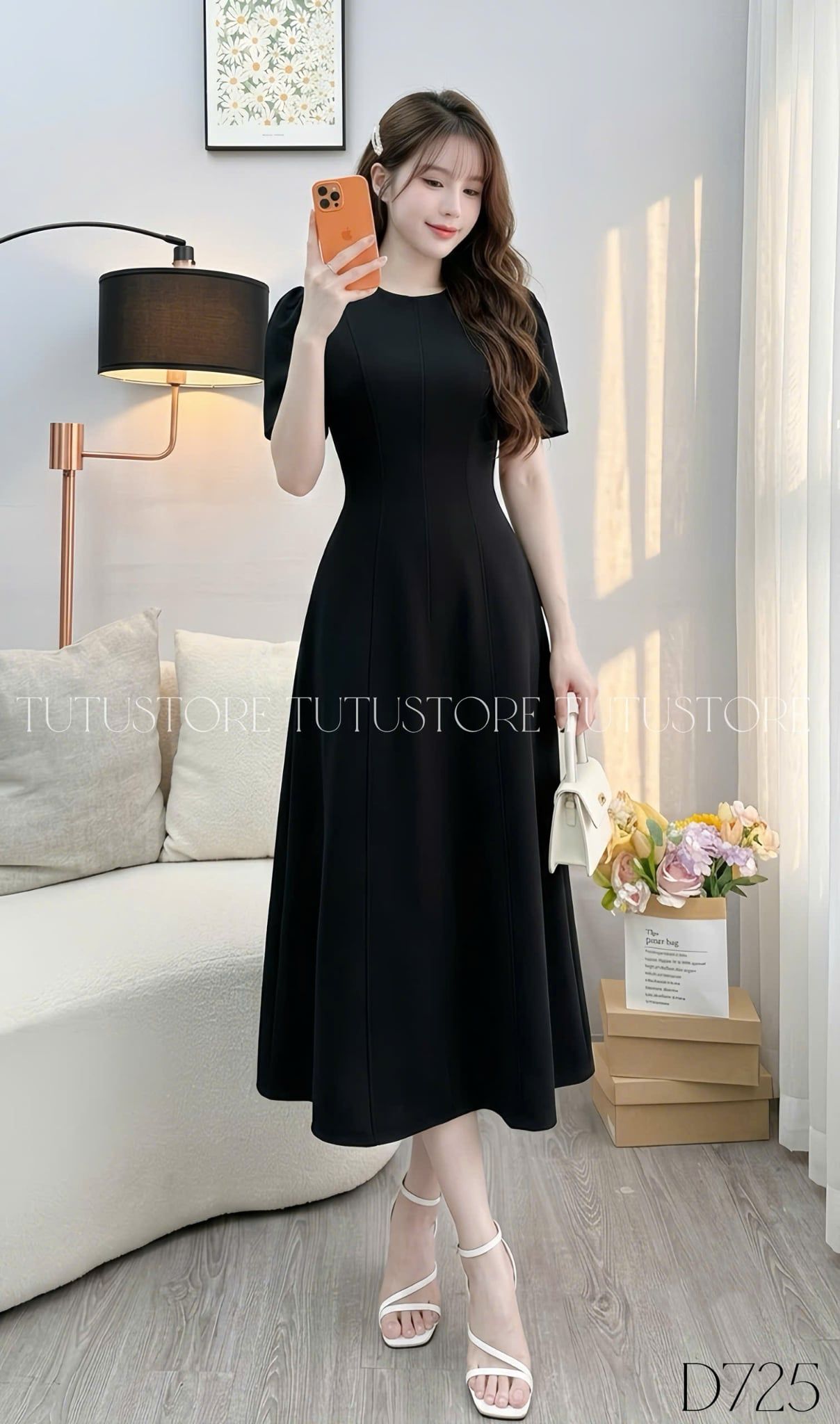 Váy Ford Thanh Lịch Thiết Kế TuTu Store - Mã D725