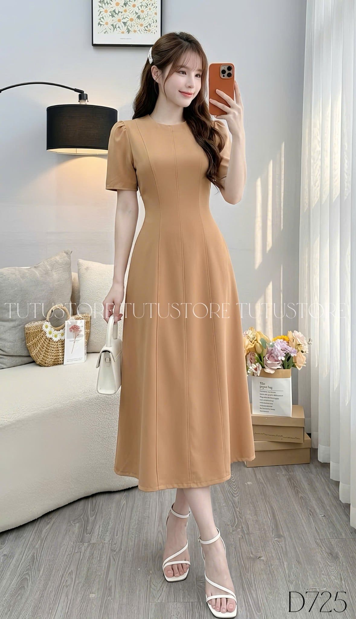 Váy Ford Thanh Lịch Thiết Kế TuTu Store - Mã D725