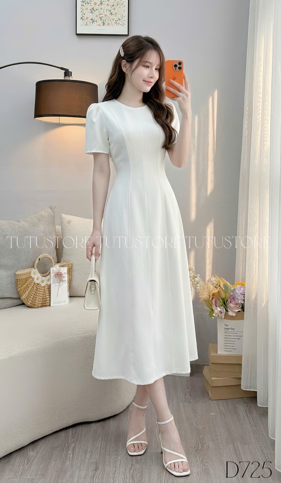 Váy Ford Thanh Lịch Thiết Kế TuTu Store - Mã D725