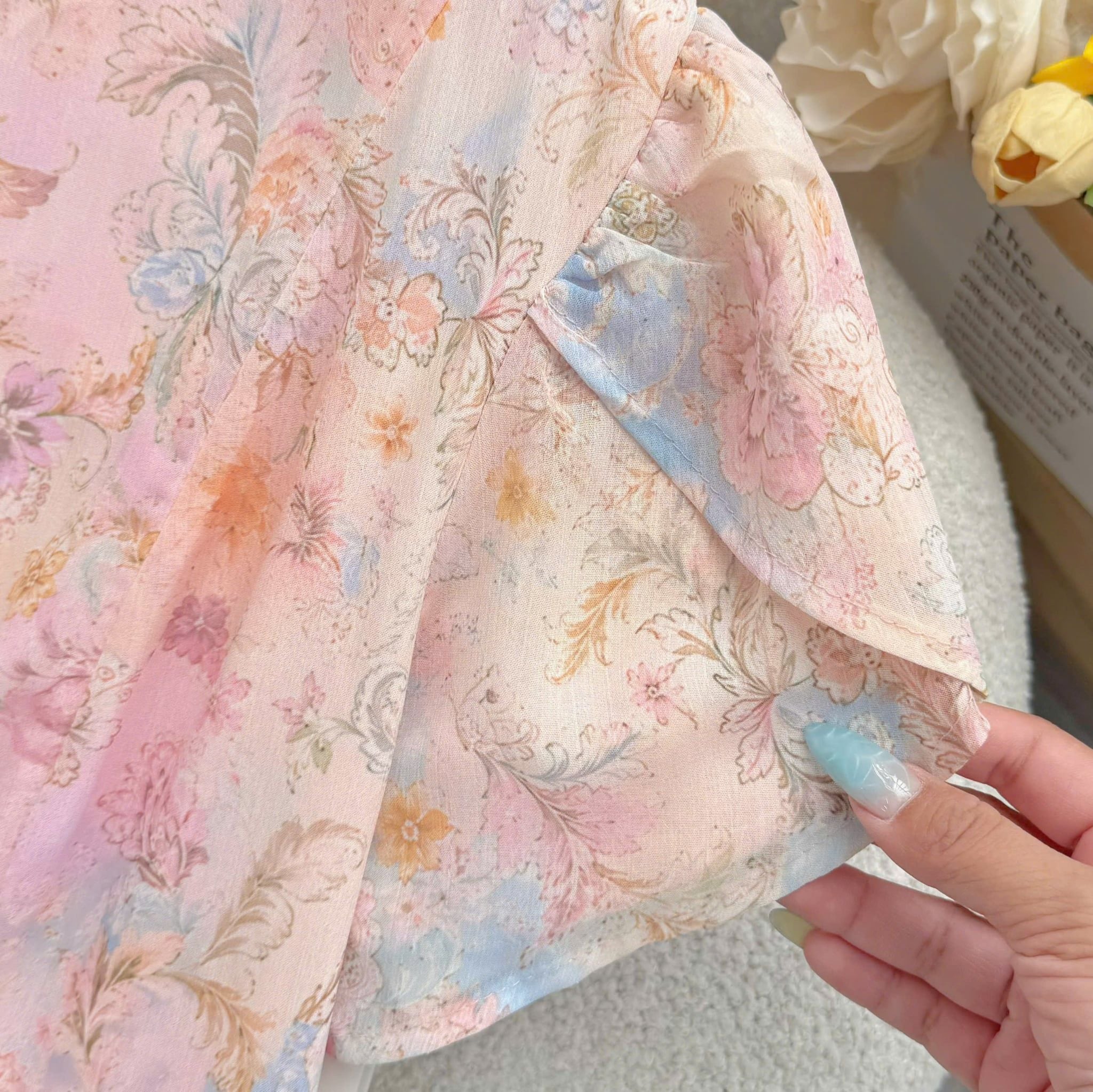 Đầm Thiết Kế Cổ Tròn Dáng Xòe Dài Đầm Đi Tiệc TuTu Store Mã D1845