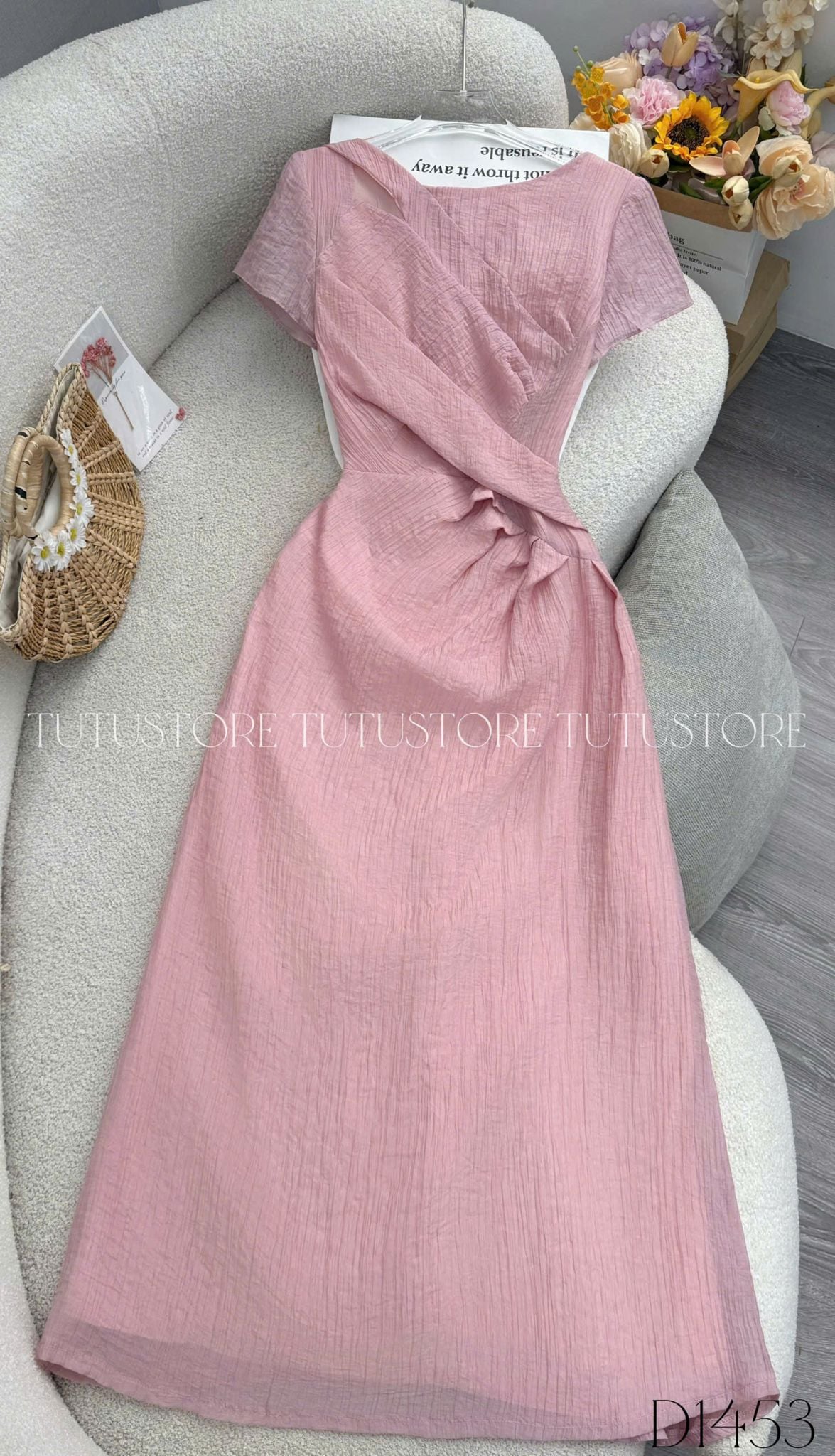Đầm Tơ Xốp Thiết Kế TuTu Store - Mã D1453