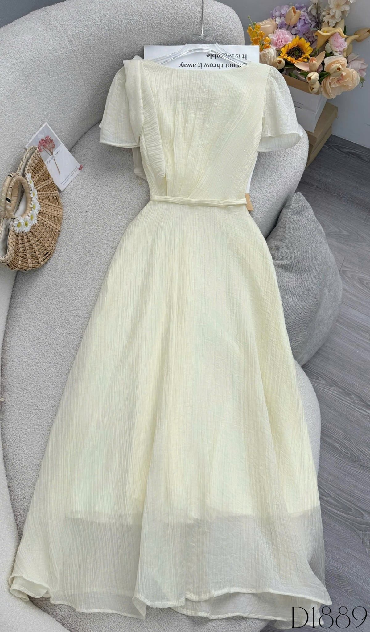 Đầm Thiết Kế Cổ Thuyền Dáng Xòe Đầm Đi Tiệc TuTu Store Mã D1889