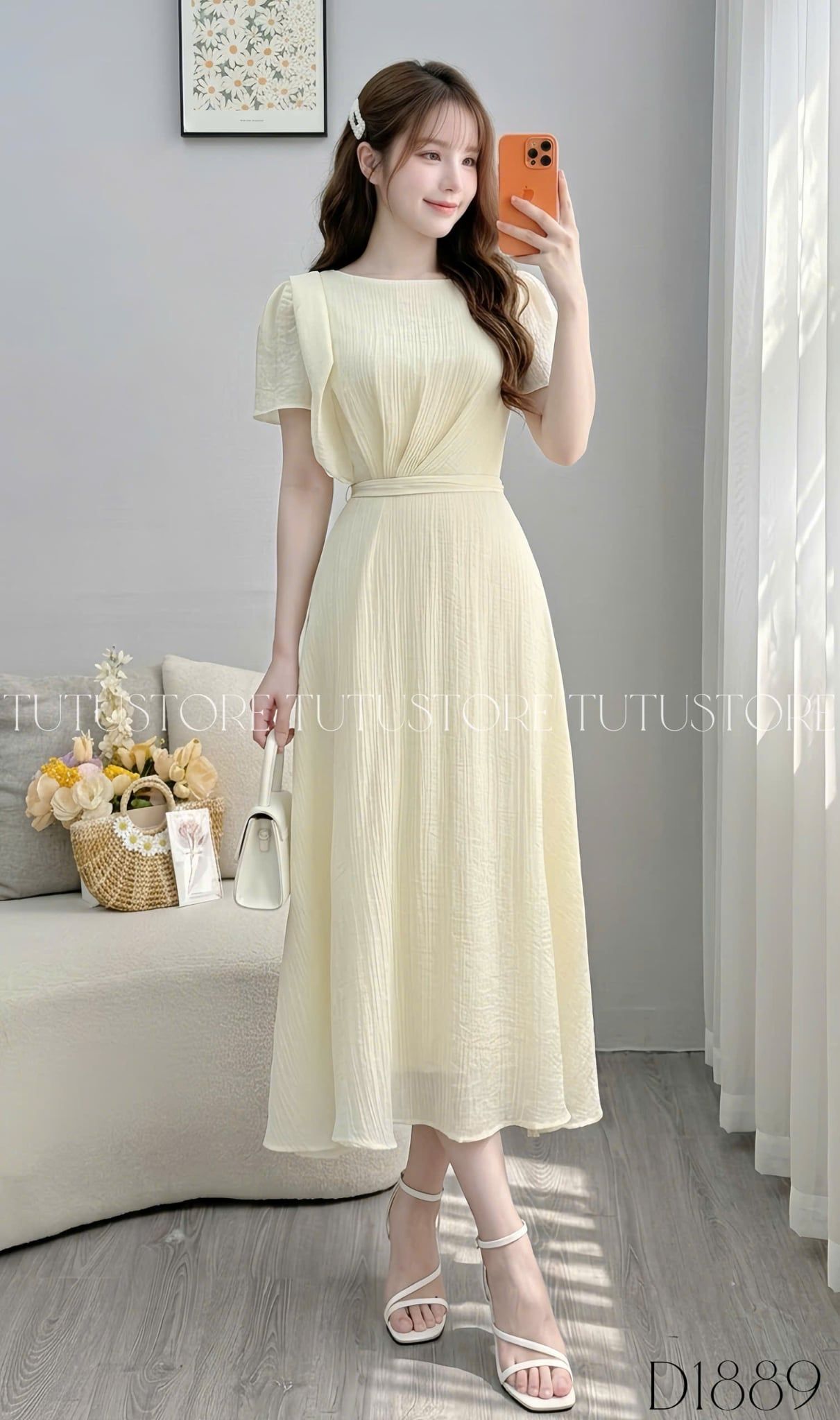 Đầm Thiết Kế Cổ Thuyền Dáng Xòe Đầm Đi Tiệc TuTu Store Mã D1889