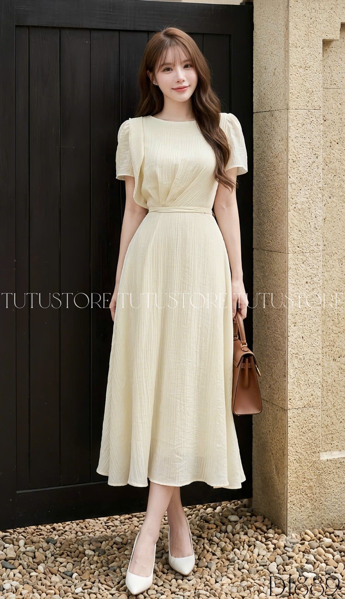 Đầm Thiết Kế Cổ Thuyền Dáng Xòe Đầm Đi Tiệc TuTu Store Mã D1889