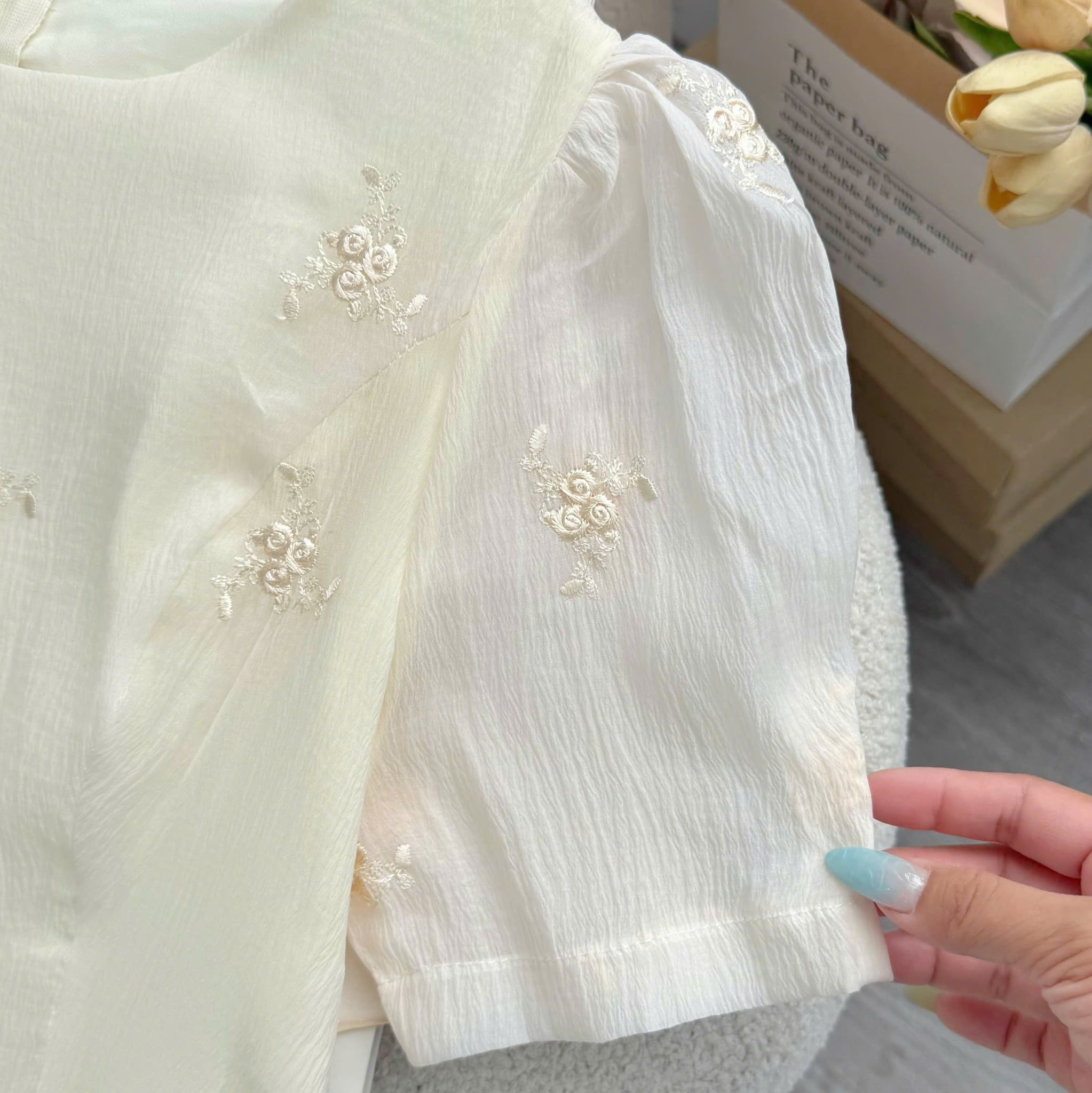 Đầm Thiết Kế Cổ Tròn Dáng Dài Chiết Eo Xinh Xắn Đầm Đi Tiệc TuTu Store Mã D1894