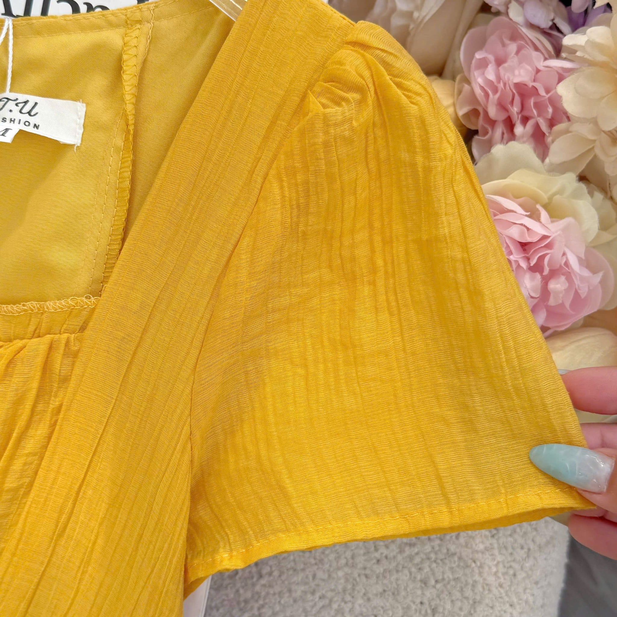 Đầm Thiết Kế Cổ Vuông Dáng Xòe Đầm Đi Tiệc TuTu Store Mã D1883