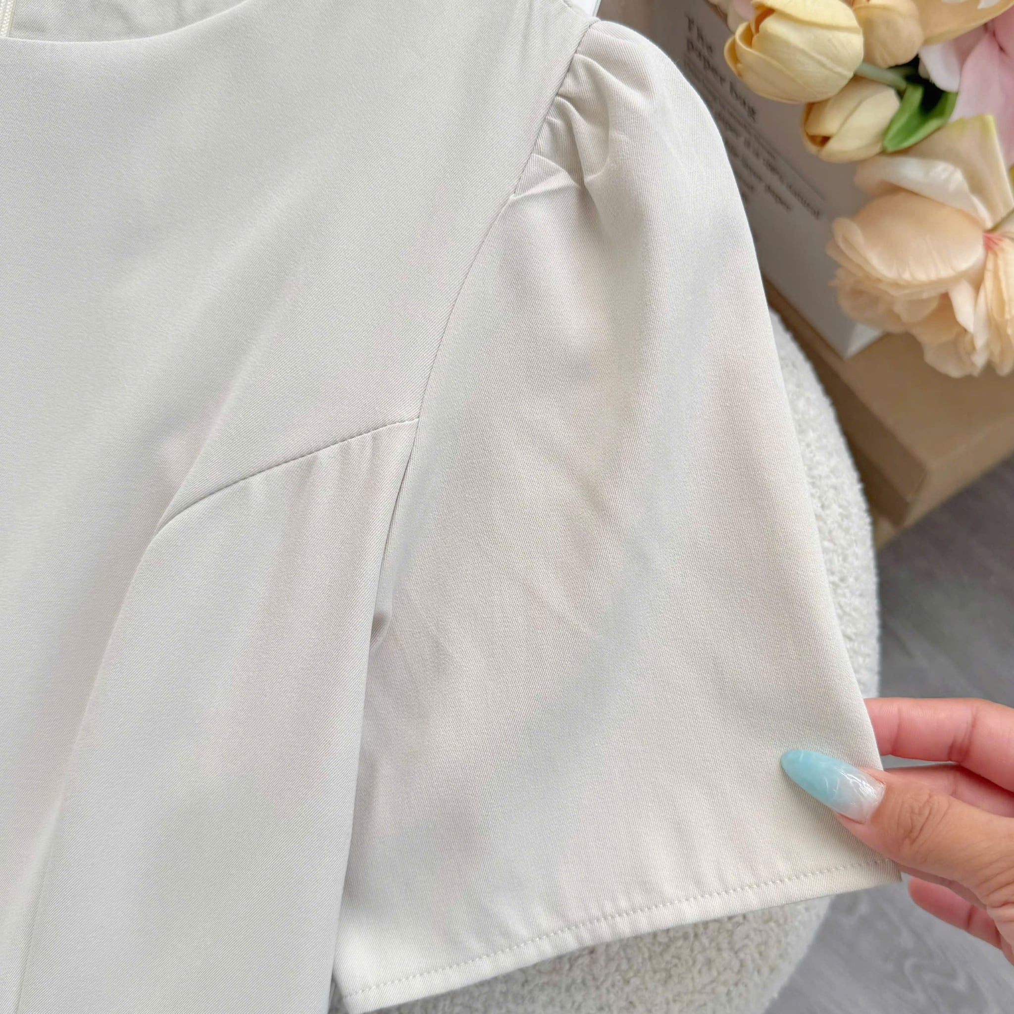 Đầm Thiết Cổ Tròn Dáng Dài Xòe Đầm Đi Tiệc TuTu Store Mã D1906
