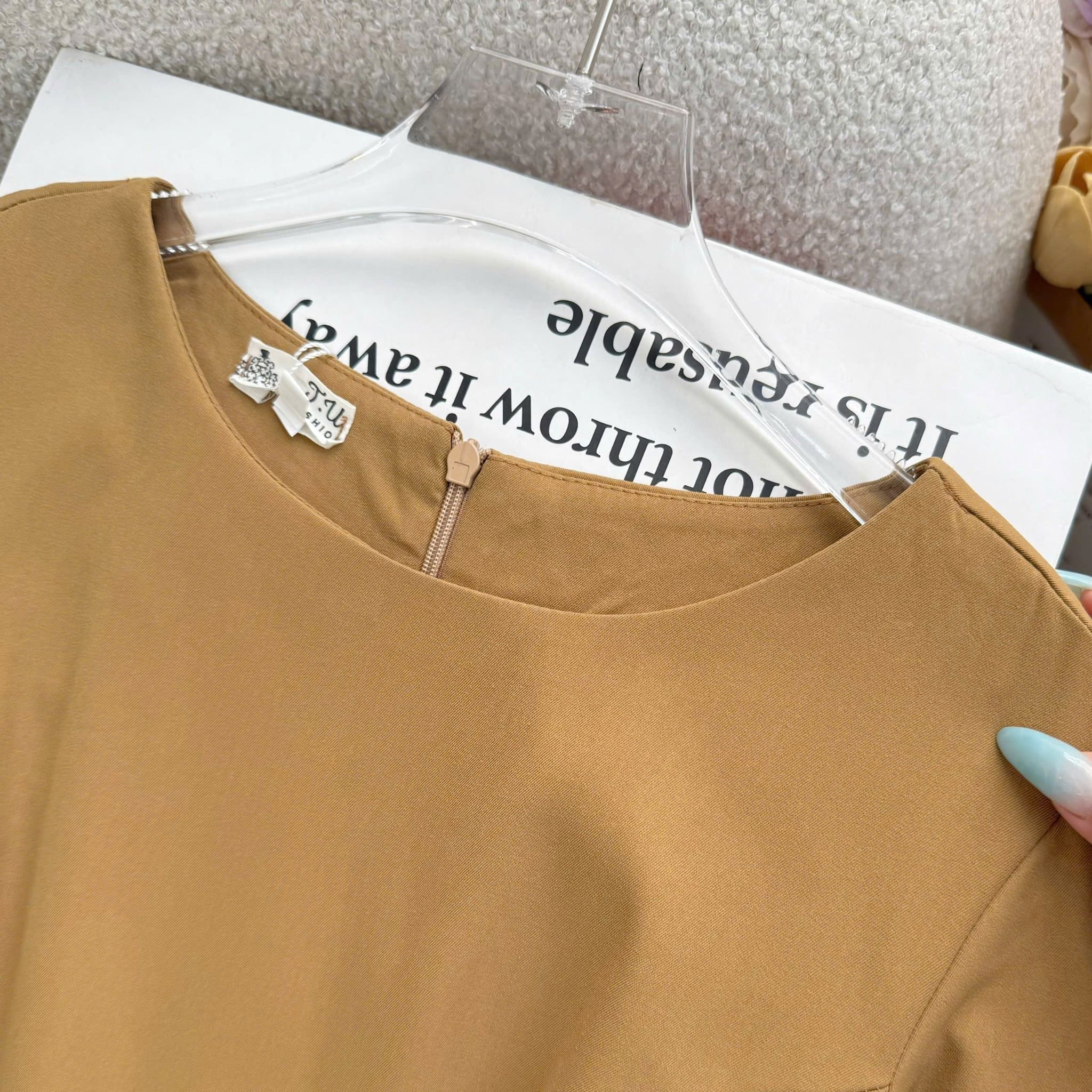 Đầm Thiết Cổ Tròn Dáng Dài Xòe Đầm Đi Tiệc TuTu Store Mã D1906