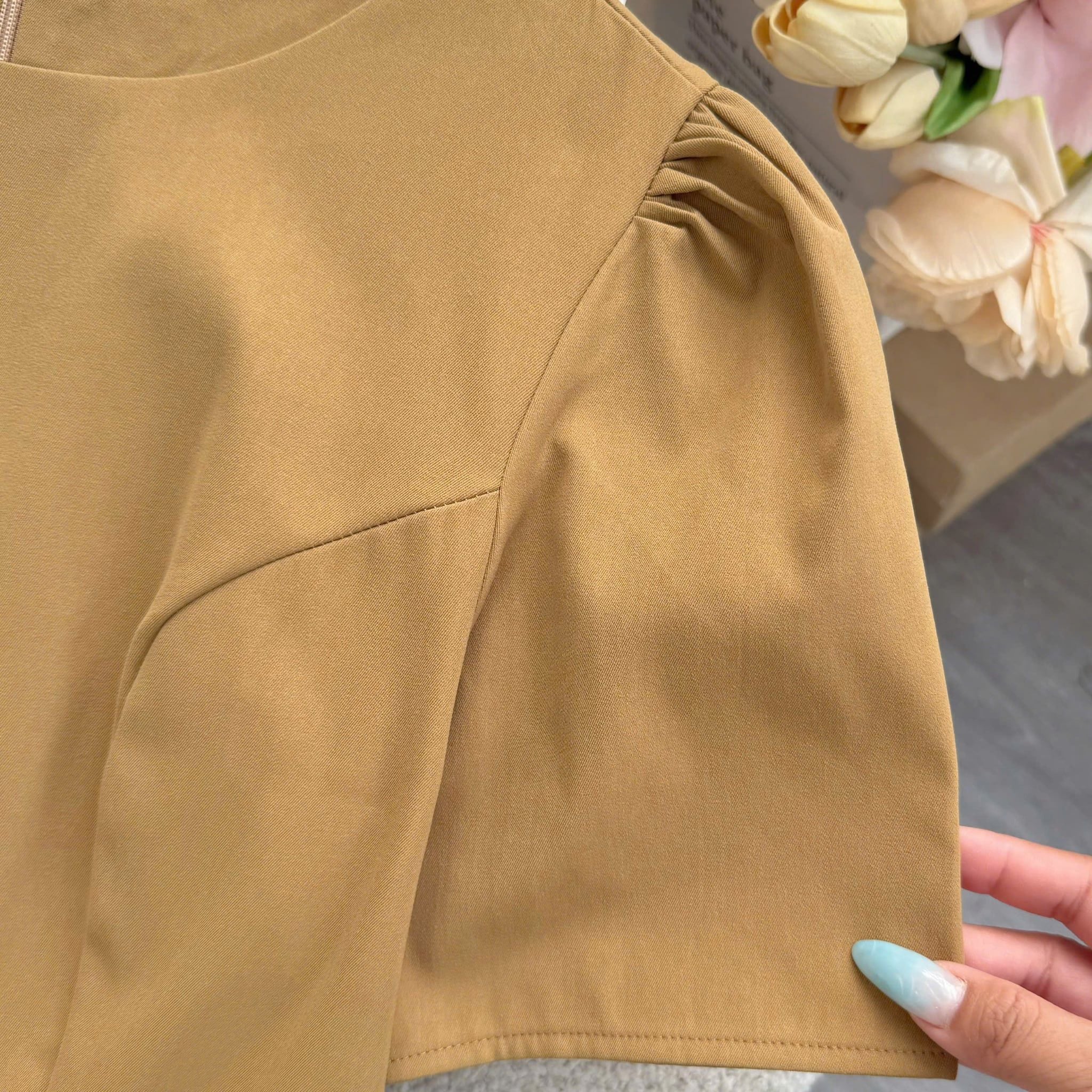 Đầm Thiết Cổ Tròn Dáng Dài Xòe Đầm Đi Tiệc TuTu Store Mã D1906