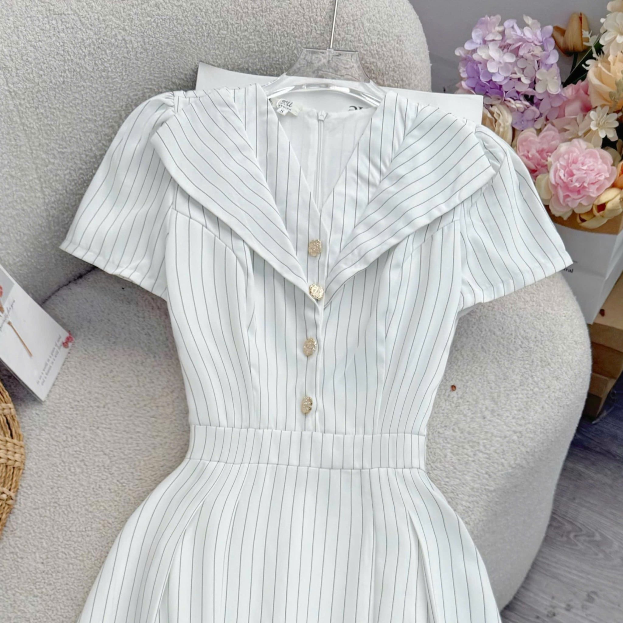 Đầm Thiết Kế Cổ Chữ V Dáng Dài Đi Tiệc TuTu Store Mã D1914