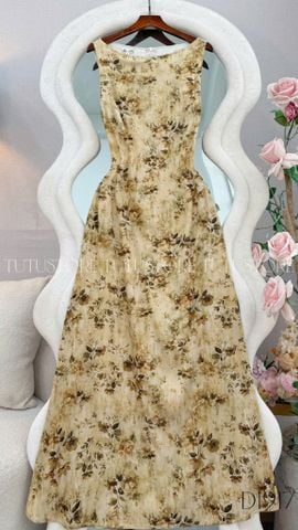 Đầm Thiết Kế Cổ Thuyền Hai Dây Dáng Dài Đầm Đi Tiệc TuTu Store Mã D1917