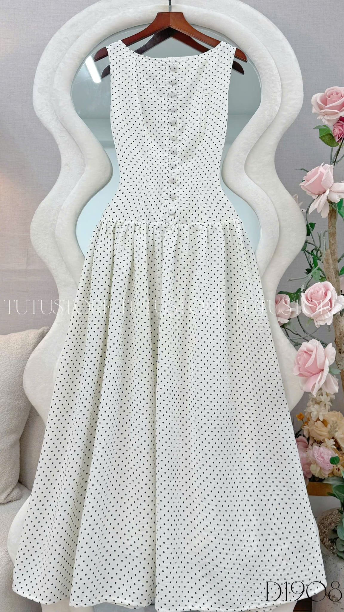 Đầm Thiết Kế Cổ Thuyền Hai Dây Bản To Đầm Đi Tiệc TuTu Store Mã D1908