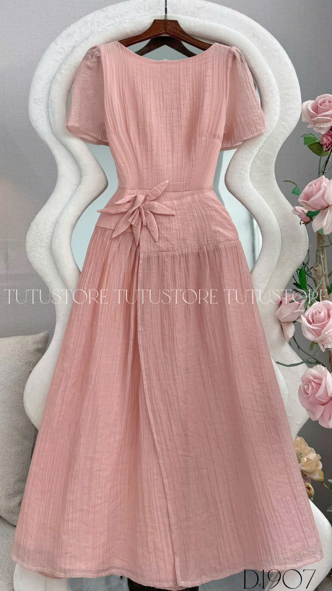 Đầm Thiết Kế Cổ Thuyền Dáng Dài Đầm Đi Tiệc TuTu Store Mã D1907