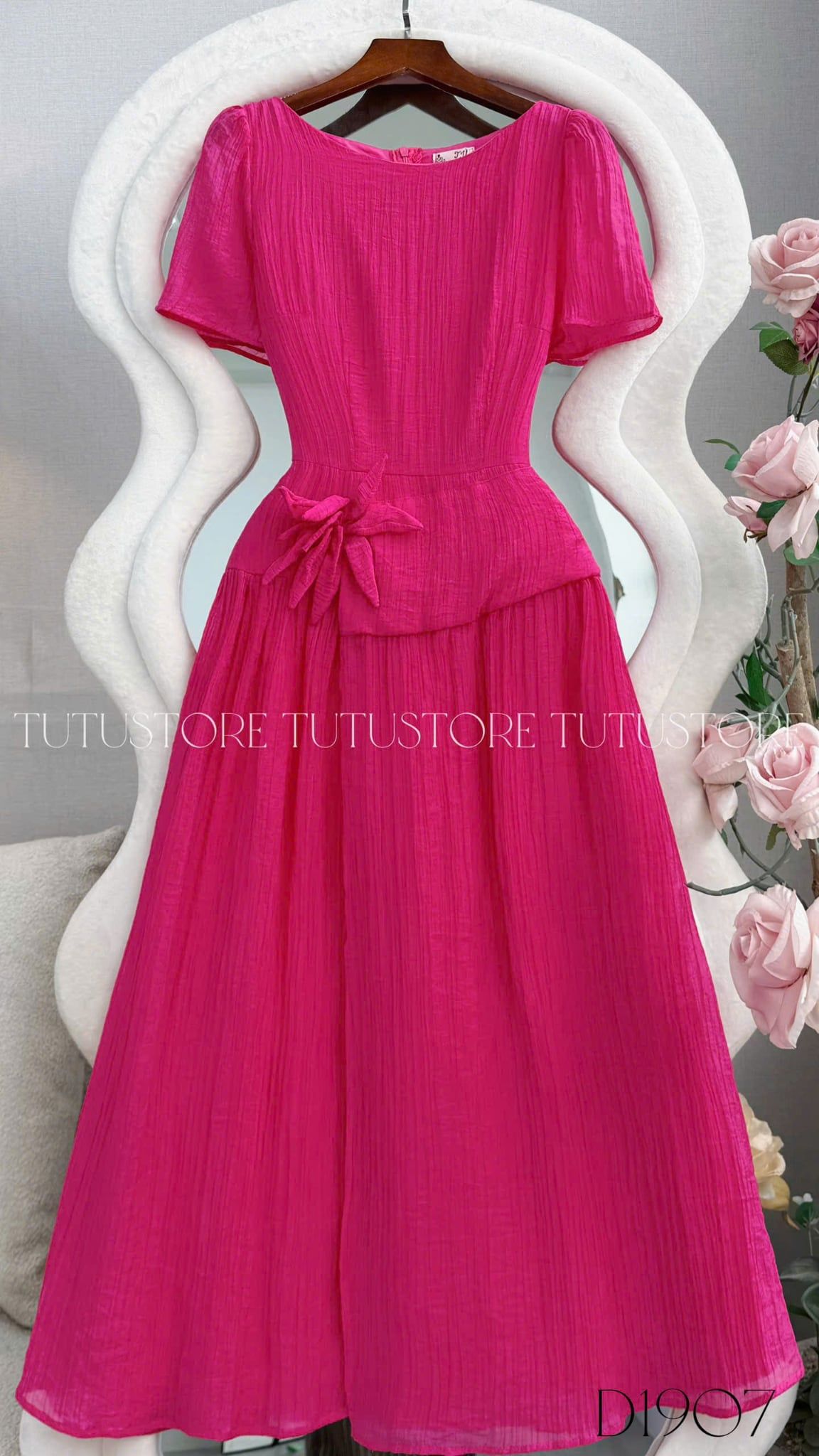 Đầm Thiết Kế Cổ Thuyền Dáng Dài Đầm Đi Tiệc TuTu Store Mã D1907