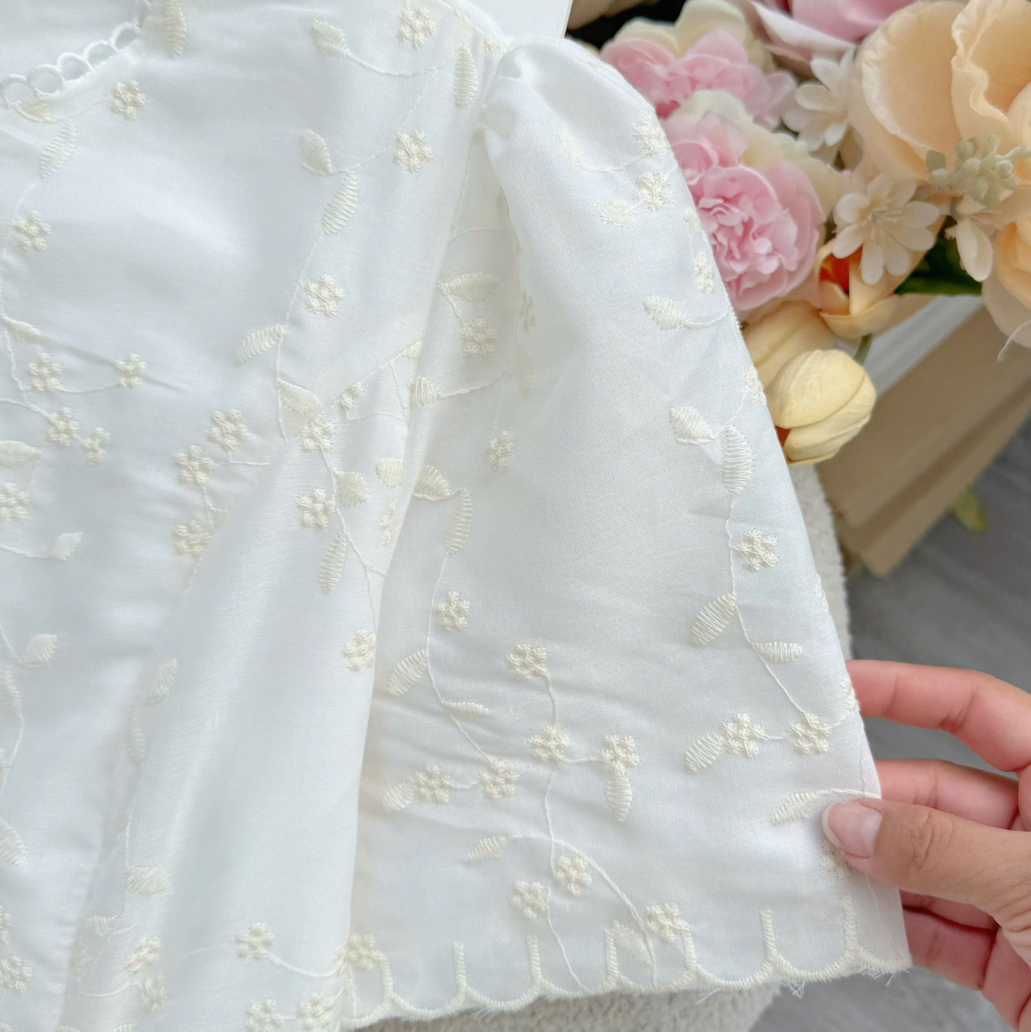 Đầm Thiết Kế Cổ Tròn Dáng Ngắn Xòe Nhẹ Nhàng Đầm Đi Tiệc TuTu Store Mã D1933