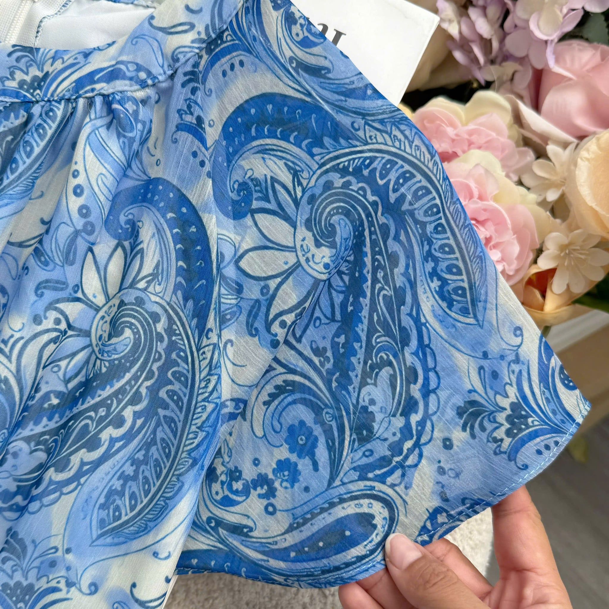 Đầm Thiết Kế Cổ Tròn Nhấn Eo Xinh Dáng Dài Đầm Đi Tiệc TuTu Store Mã D1903