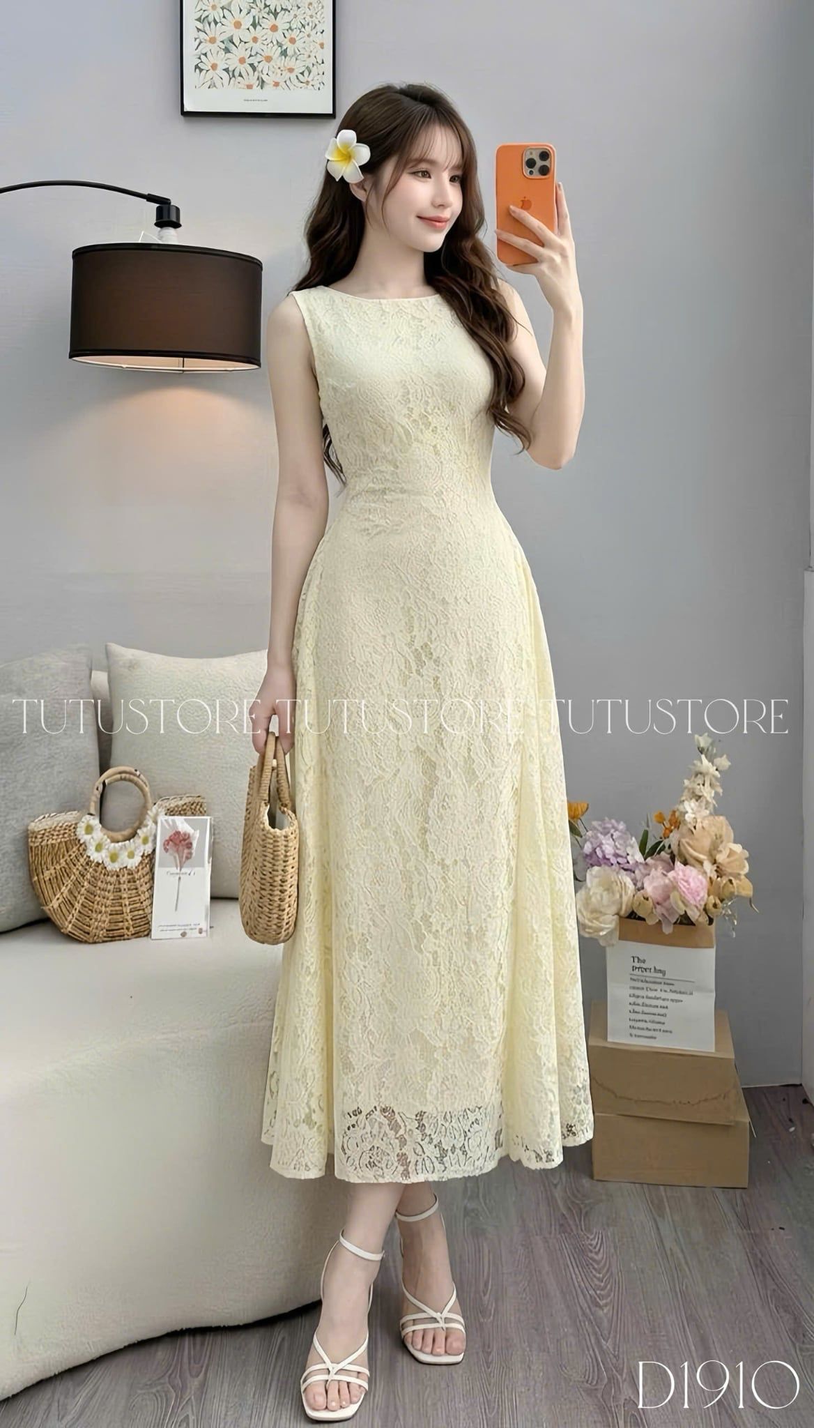 Đầm Thiết Kế Cổ Thuyền Hai Dây Dáng Dài Đầm Đi Tiệc TuTu Store Mã D1910