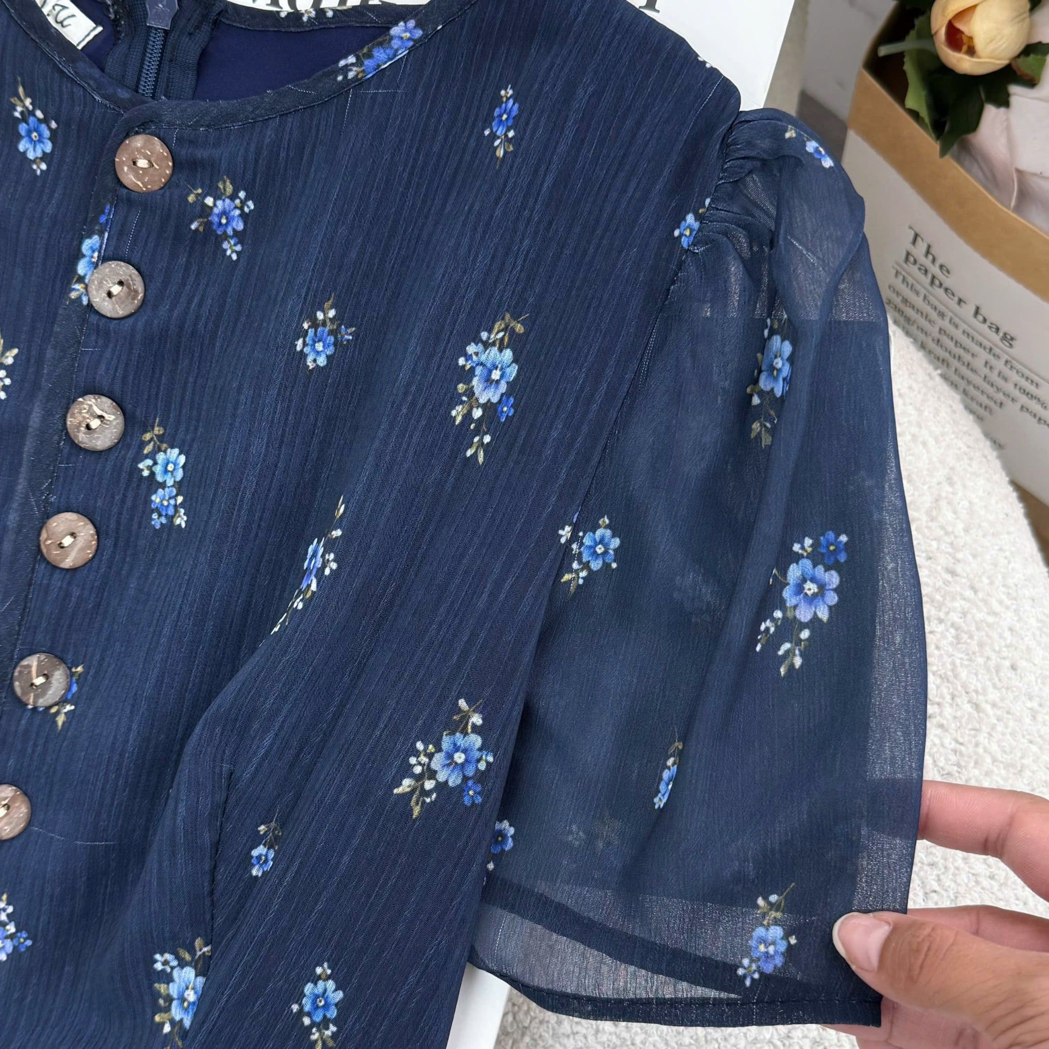 Đầm Thiết Kế Cổ Tròn Dáng Xòe Đầm Đi Tiệc TuTu Store Mã D1932