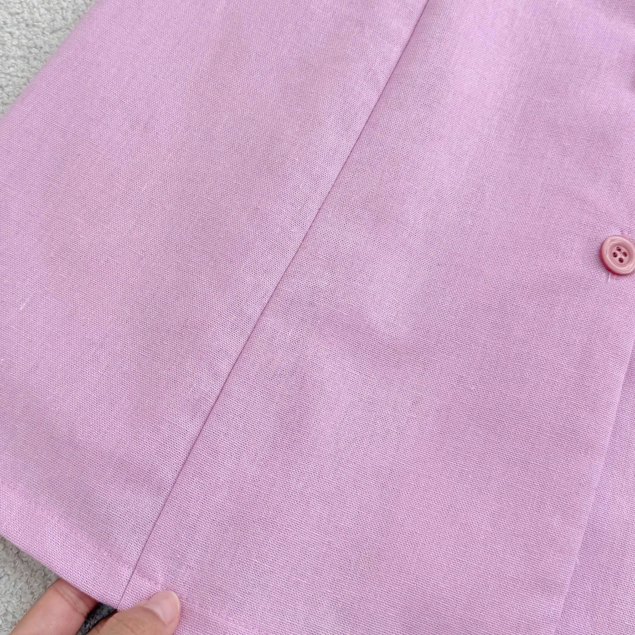 Đầm Thiết Kế Cổ Tròn Đính Nút Dáng Ngắn Basic Đầm Đi Tiệc TuTu Store Mã D1937