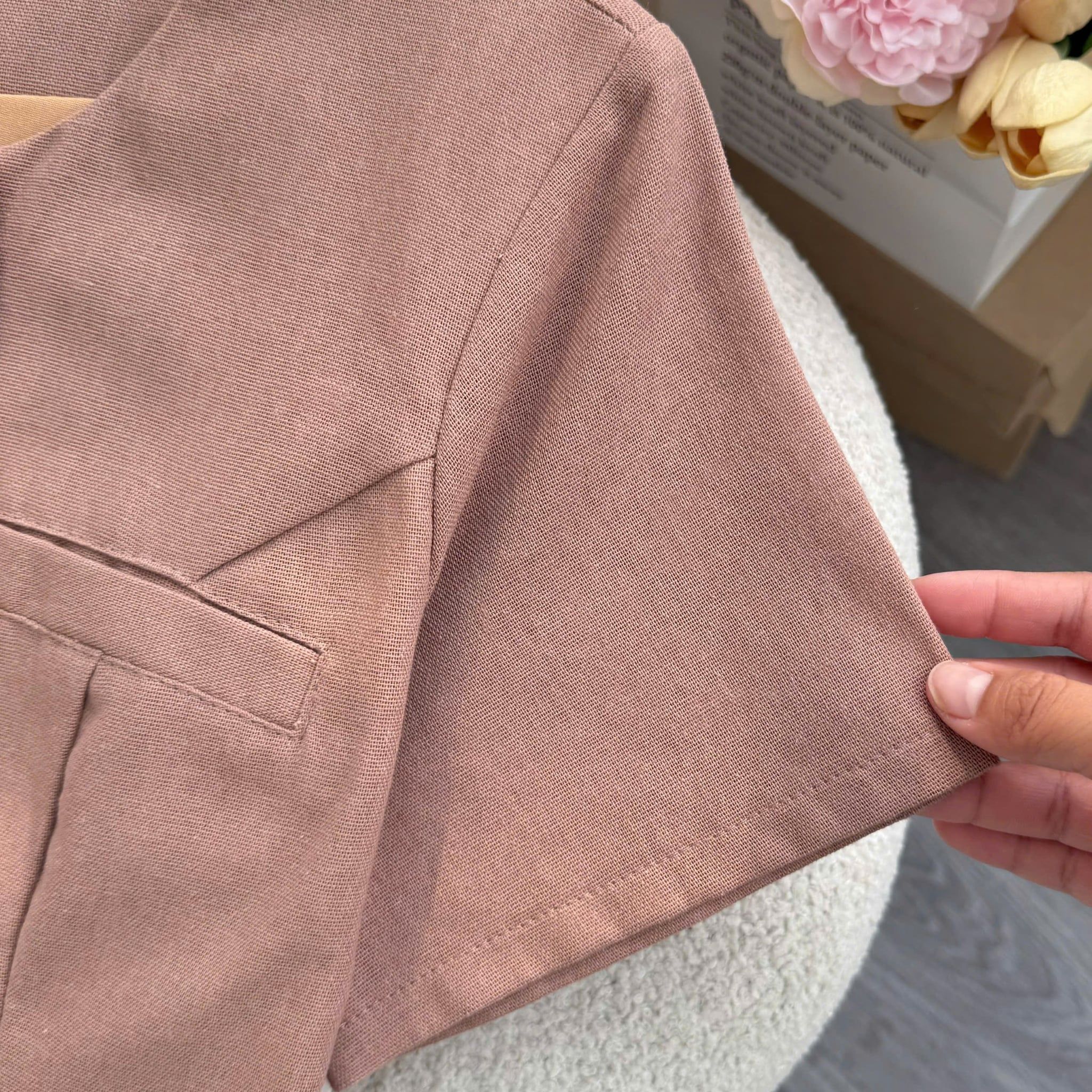 Đầm Thiết Kế Cổ Tròn Đính Nút Dáng Ngắn Basic Đầm Đi Tiệc TuTu Store Mã D1937