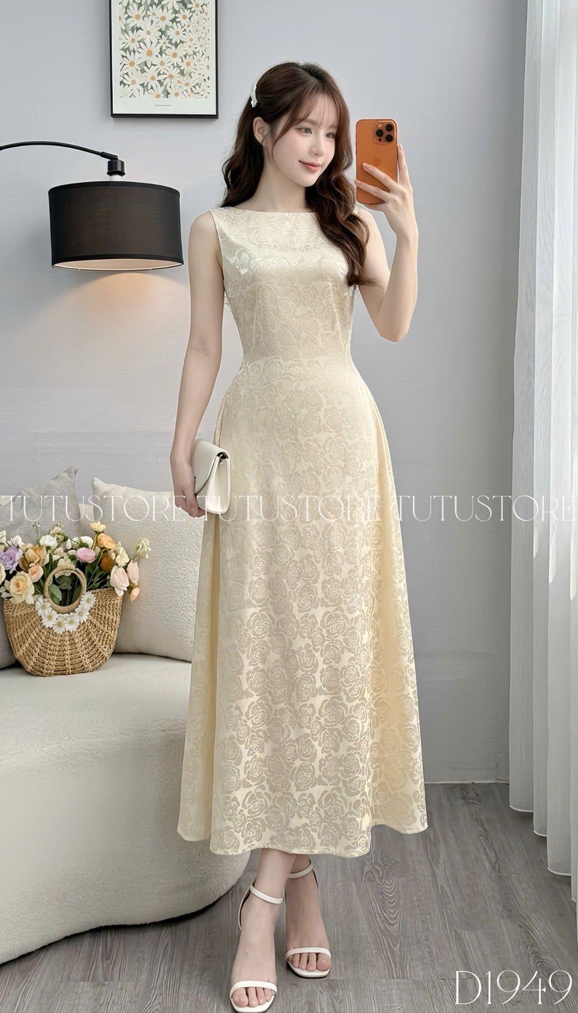 Đầm Thiết Kế Cổ Thuyền Dáng Dài Sang Trọng Đi Tiệc TuTu Store Mã D1949